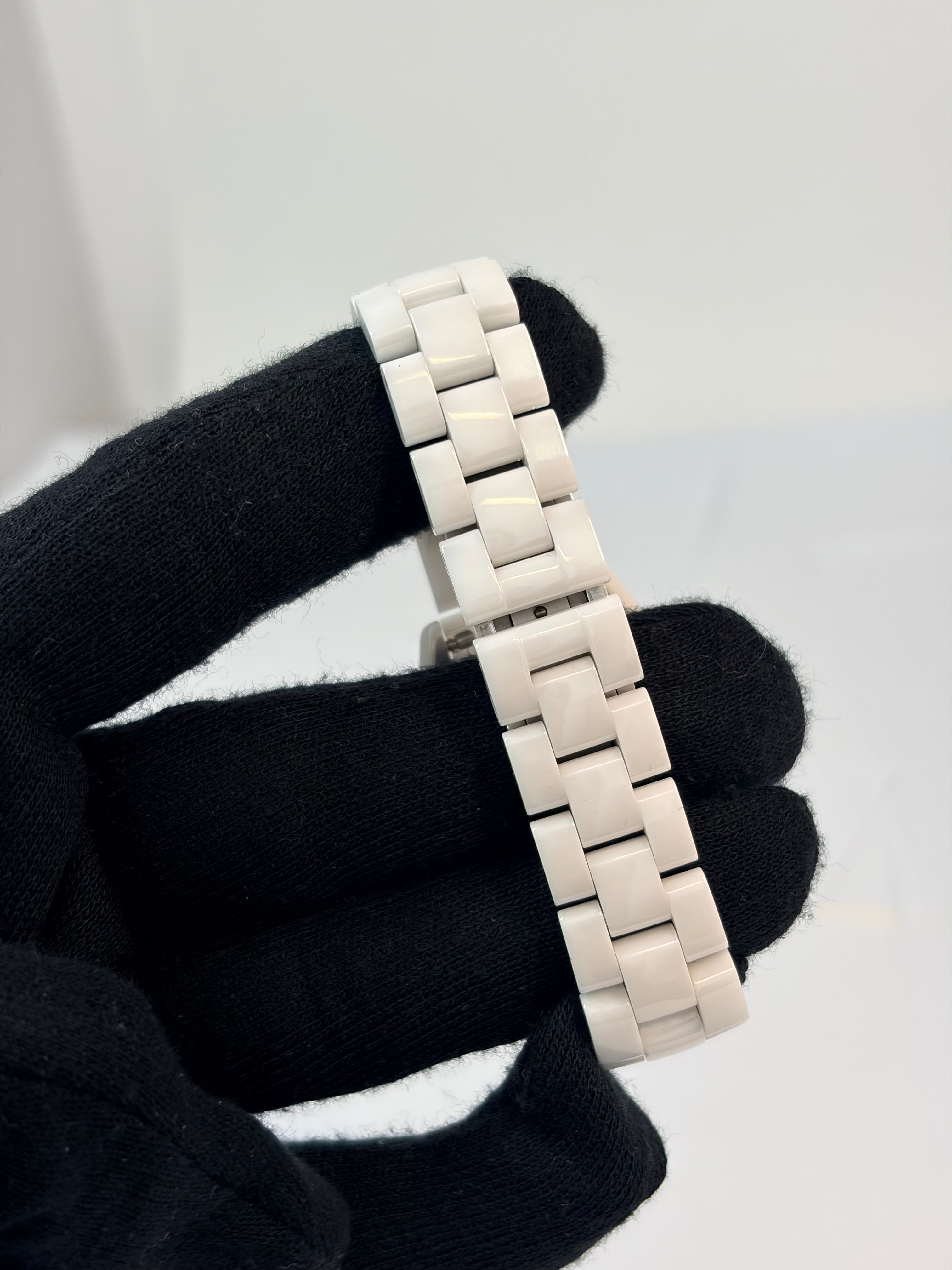 Chanel J12 White Ceramic & Diamond Ladies’ Watch
