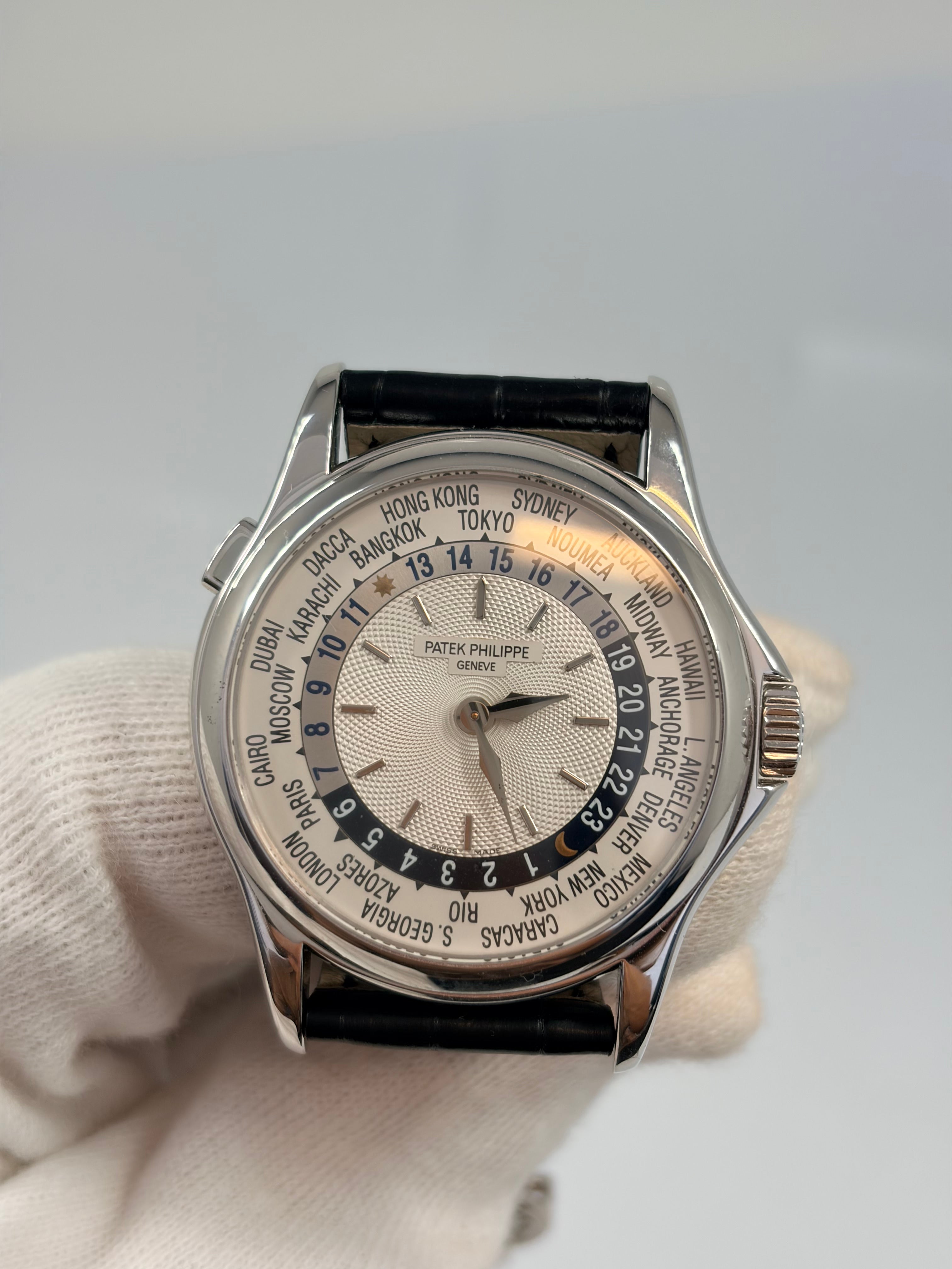 Patek Philippe World Time Automatic 18K White Gold Men’s Watch