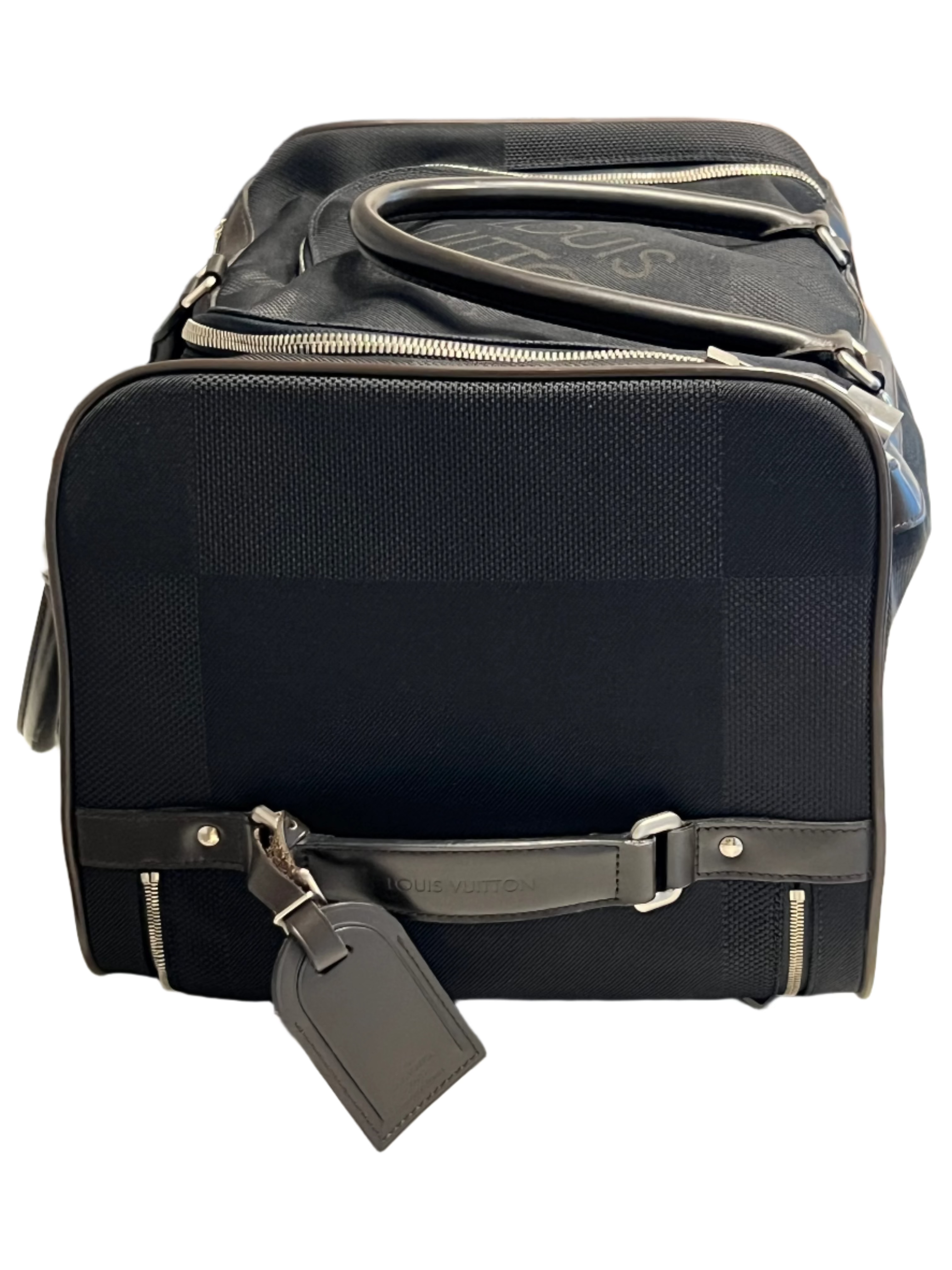 Louis Vuitton Black Damier Eole 60 Rolling Duffle Bag