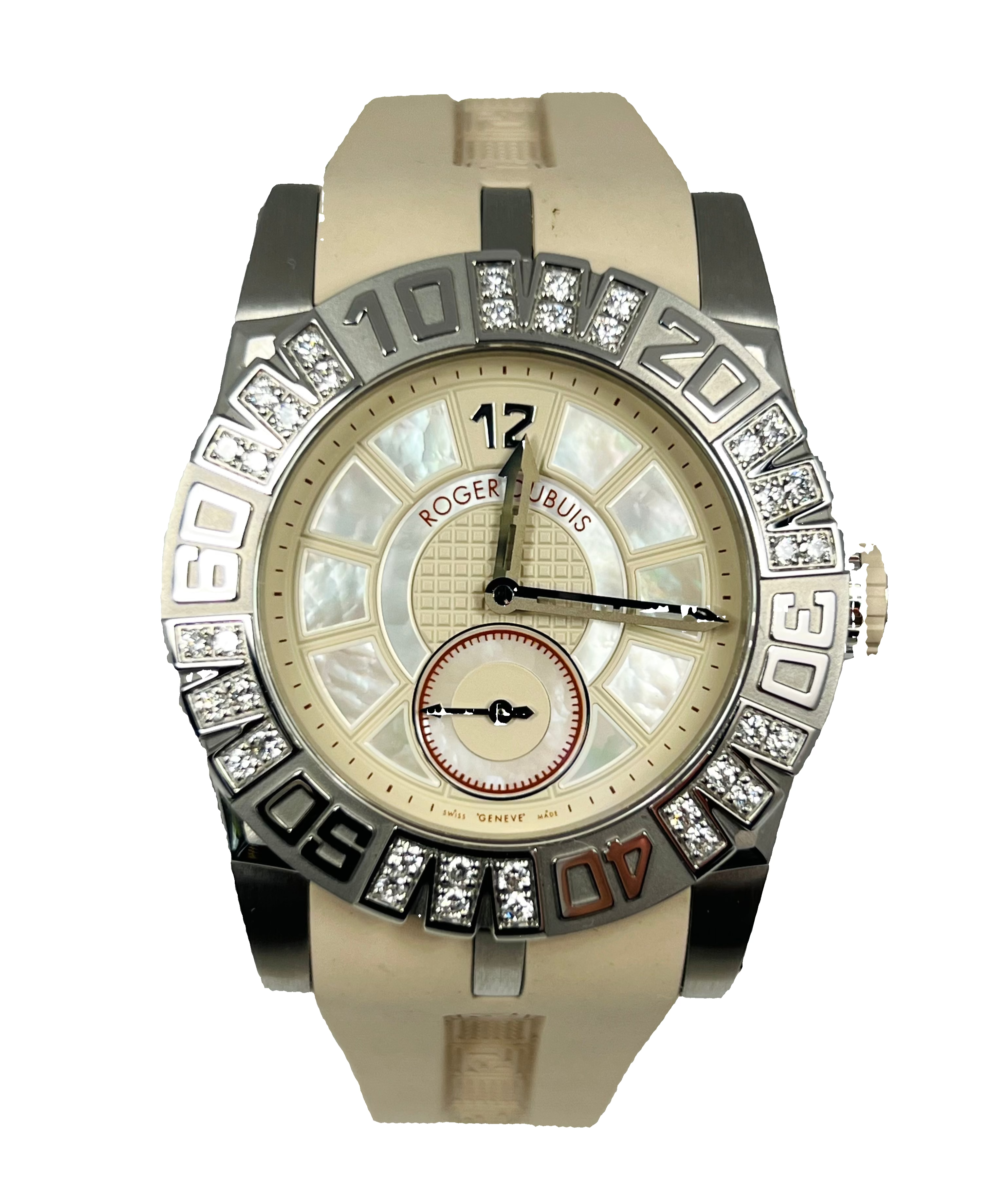 Roger Dubuis Easy Diver Jewellery Stainless Steel & Diamonds Lady's Watch