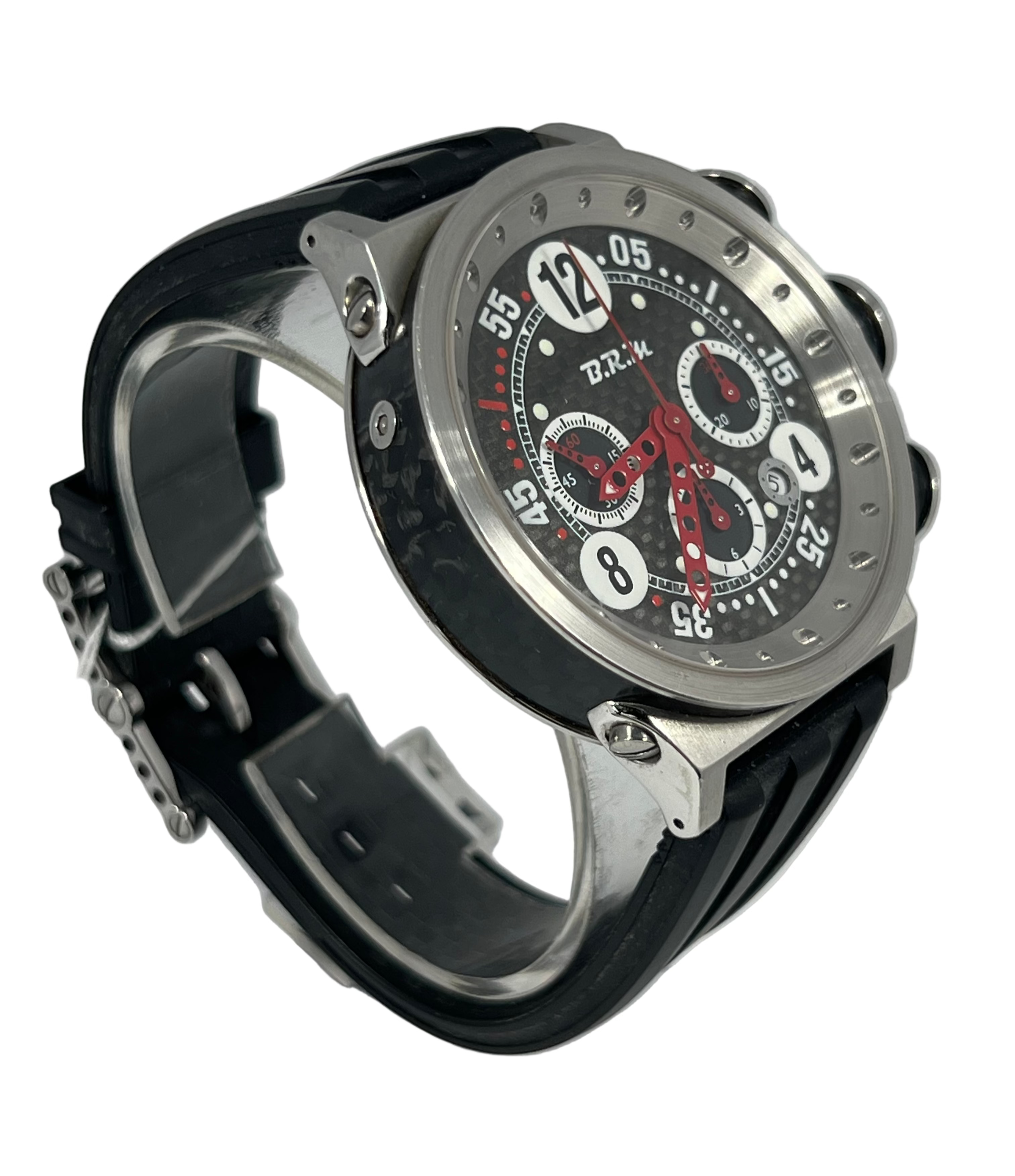 B.R.M. GP Chronograph Stainless Steel Men's Watcn