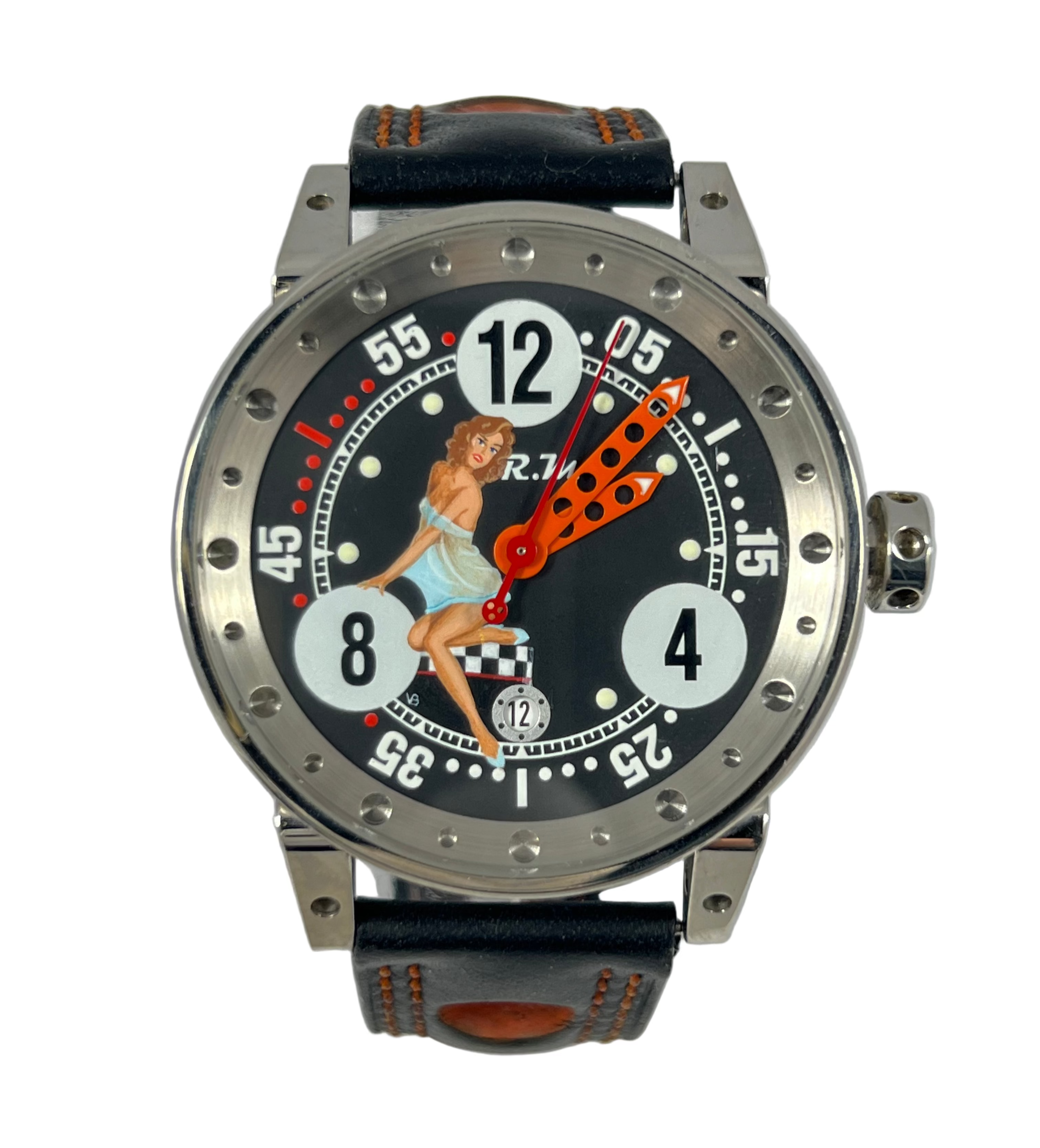 B.R.M Pin-Up Collection Stainless Steel Men's Watcn