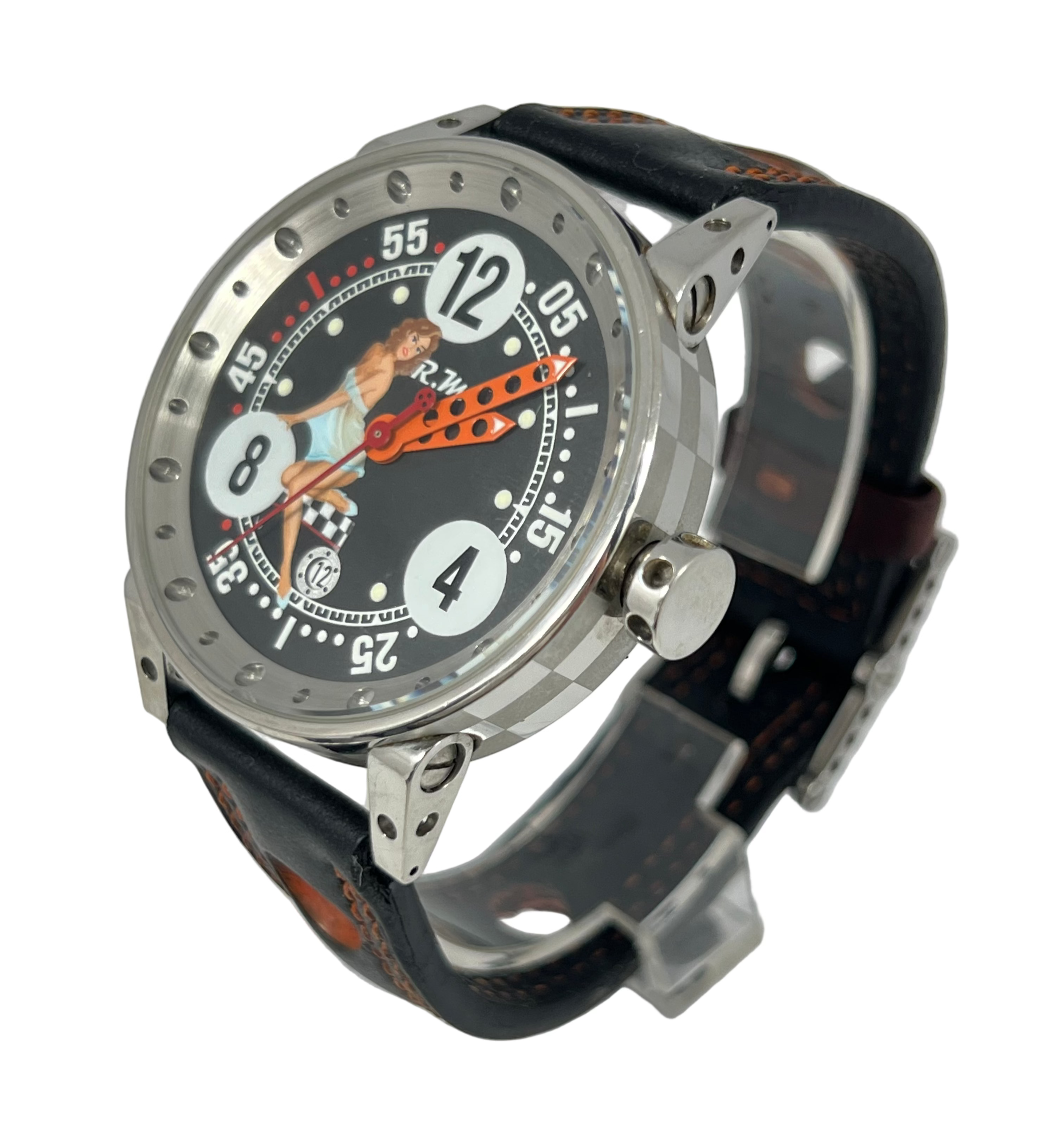 B.R.M Pin-Up Collection Stainless Steel Men's Watcn