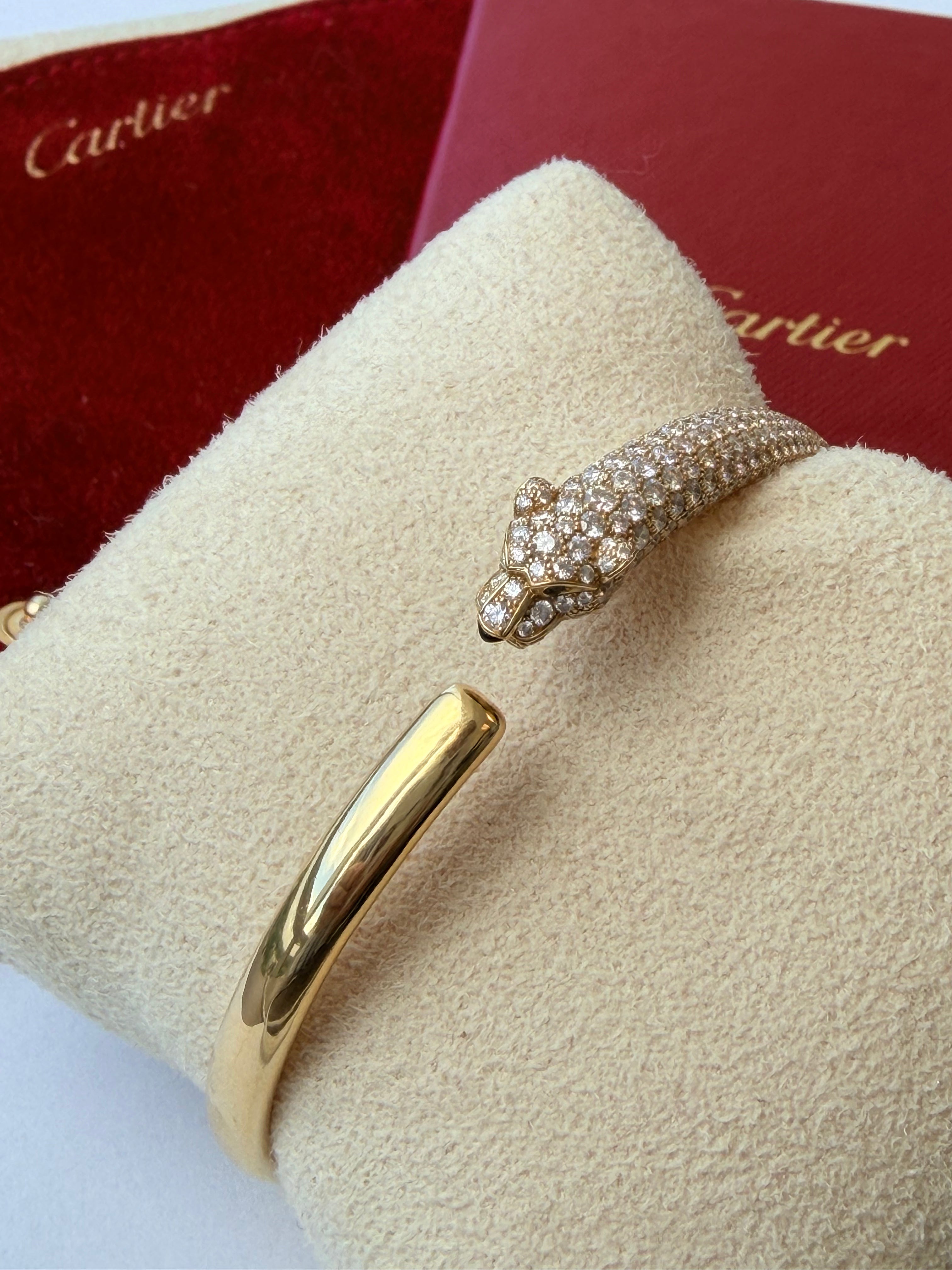 Cartier Panthère de Cartier 18K Yellow Gold Diamond Bracelet