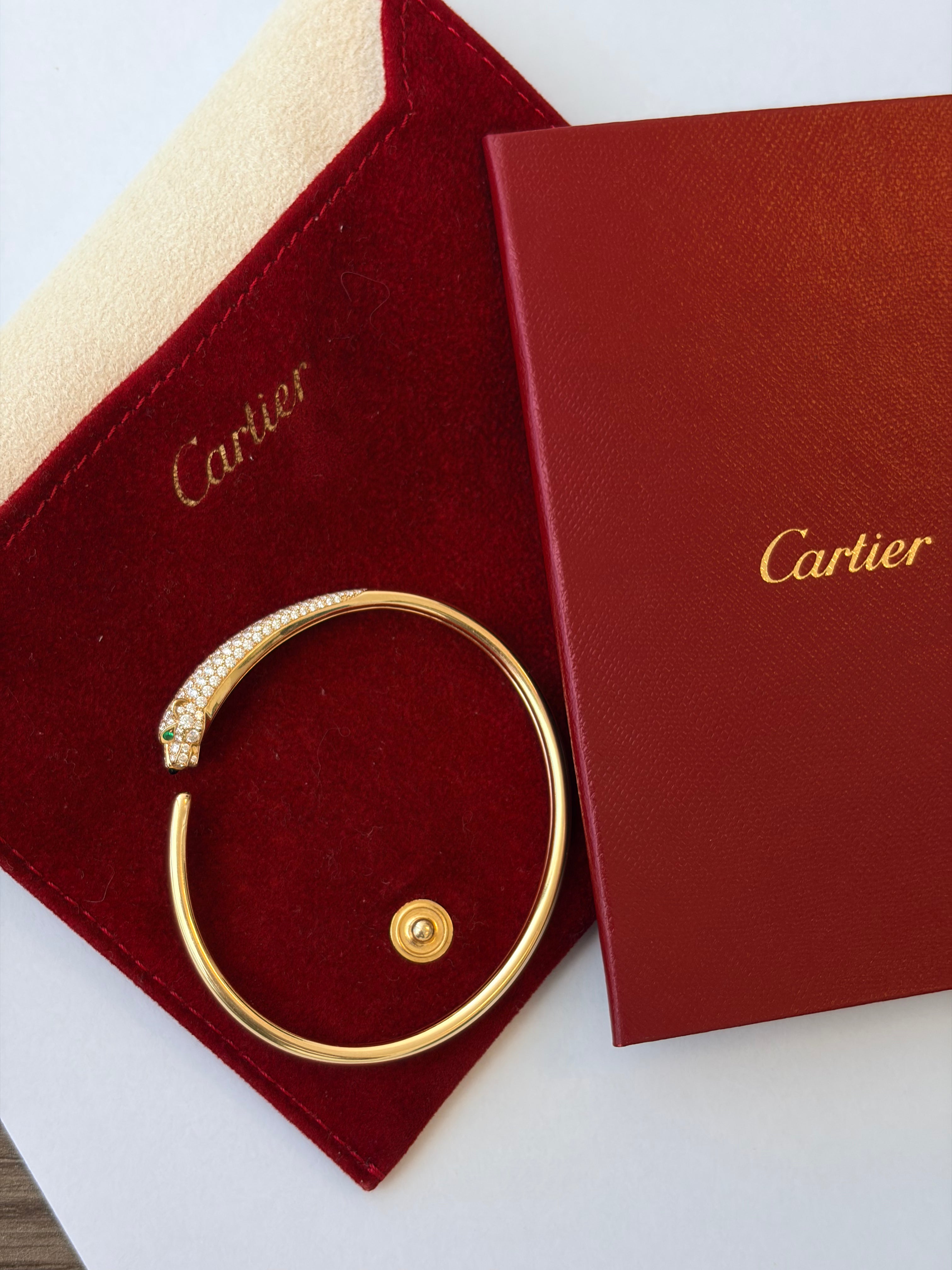 Cartier Panthère de Cartier 18K Yellow Gold Diamond Bracelet