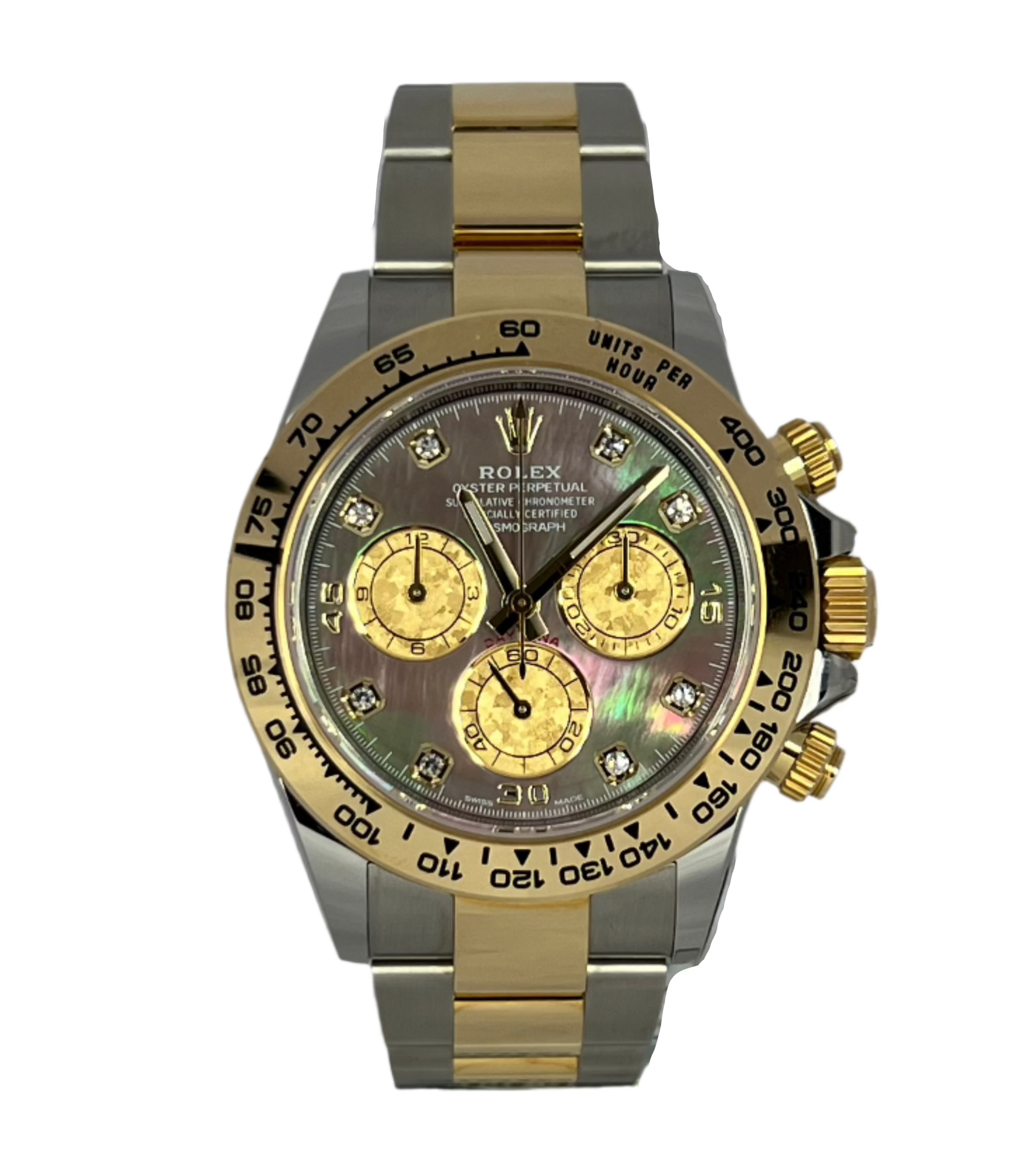 Rolex Cosmograph Daytona Chronograph Stainless steel & 18K Yellow Gold & Diamonds Unisex Watch