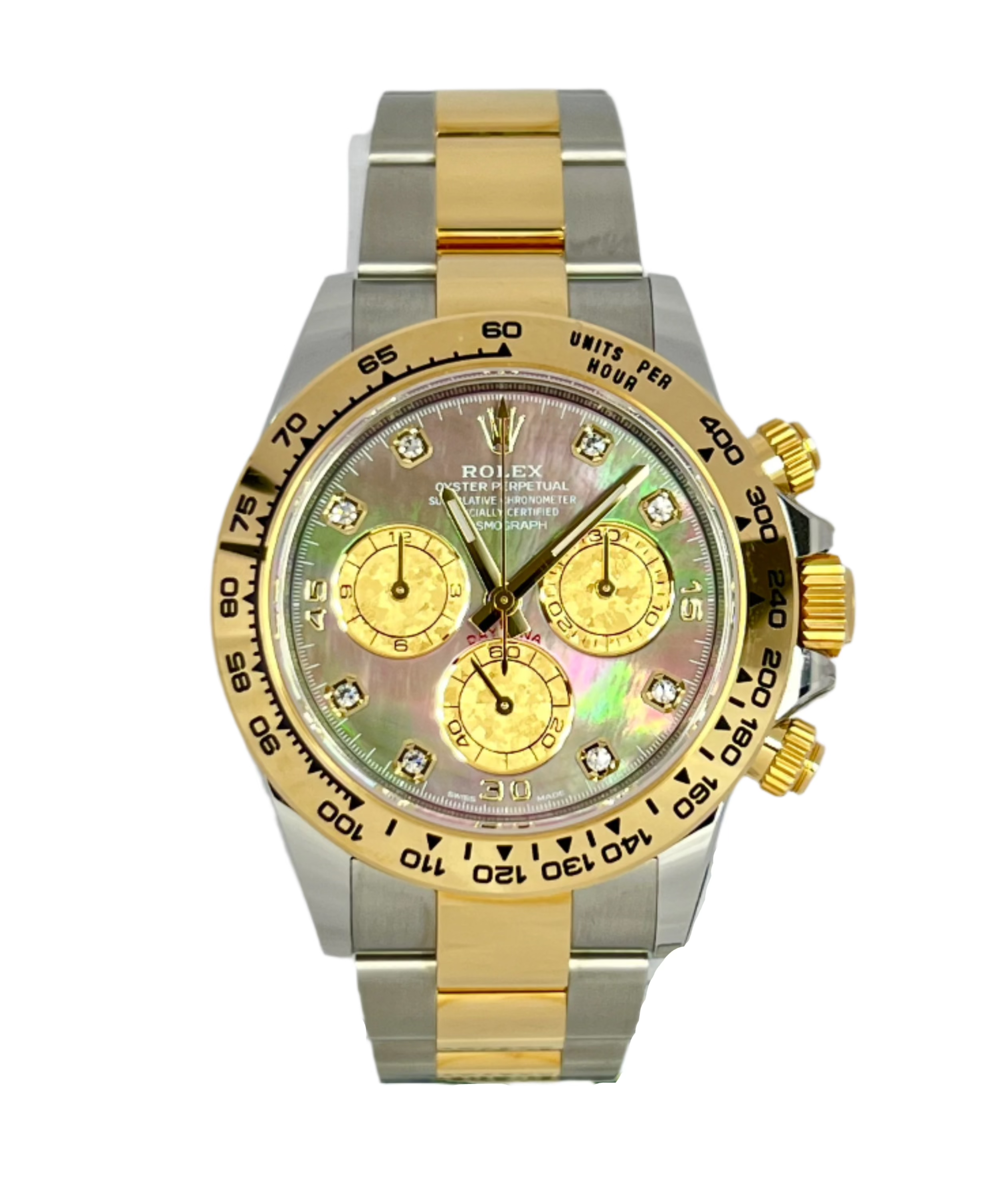 Rolex Cosmograph Daytona Chronograph Stainless steel & 18K Yellow Gold & Diamonds Unisex Watch