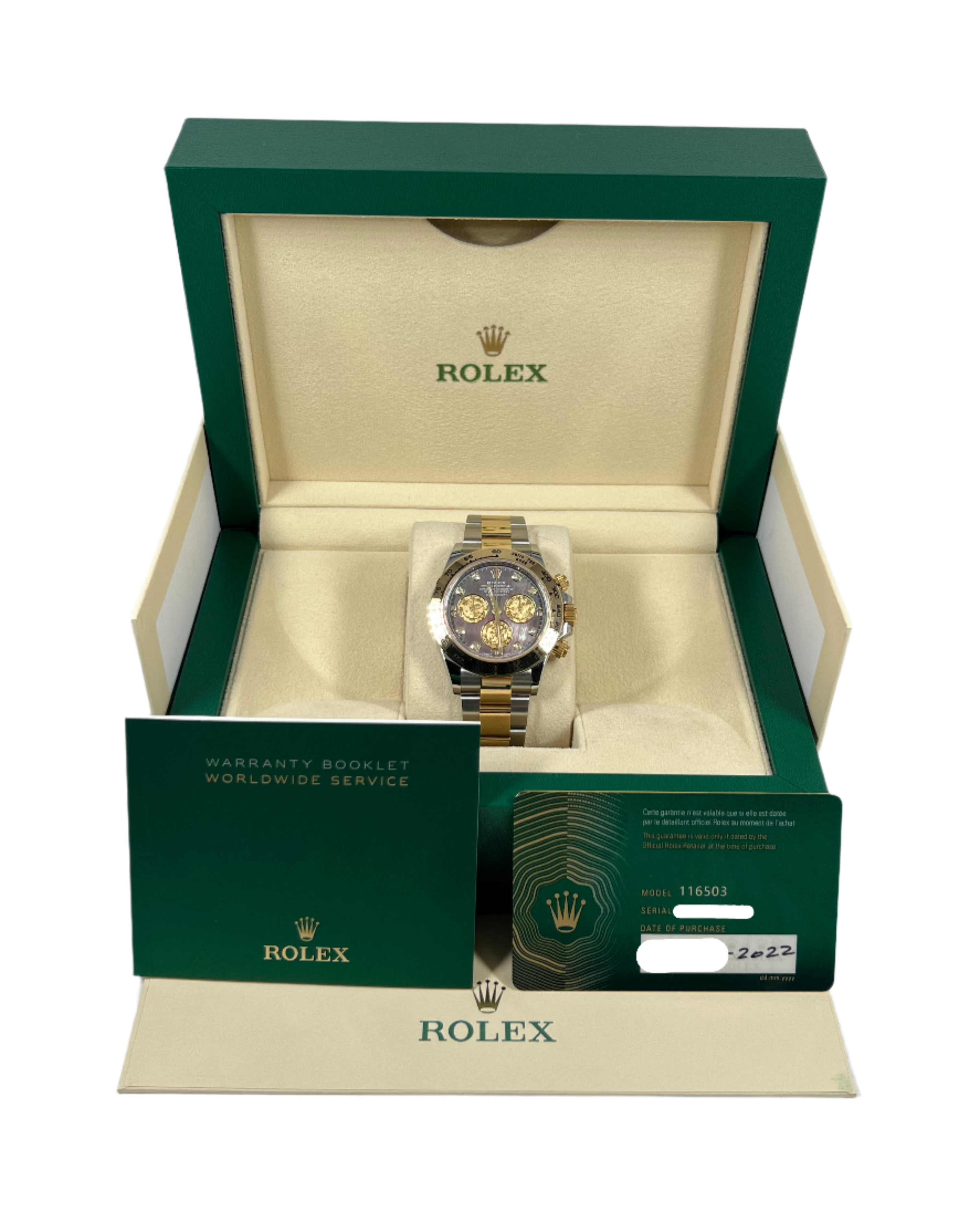 Rolex Cosmograph Daytona Chronograph Stainless steel & 18K Yellow Gold & Diamonds Unisex Watch