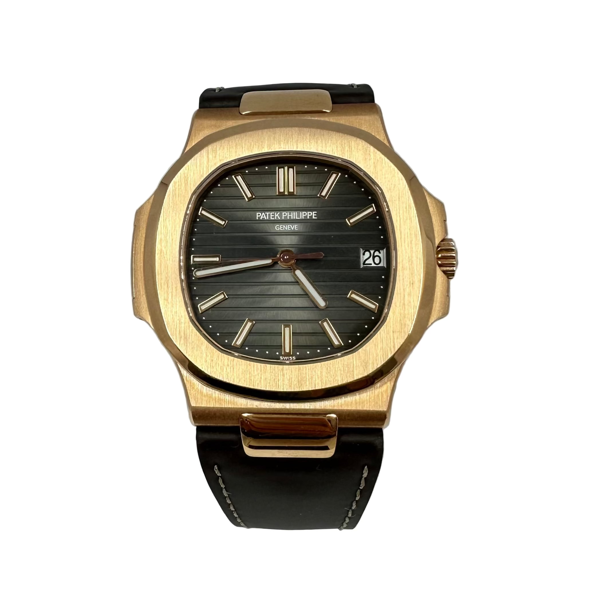 Patek Philippe Nautilus 18K Rose Gold Men's Watch