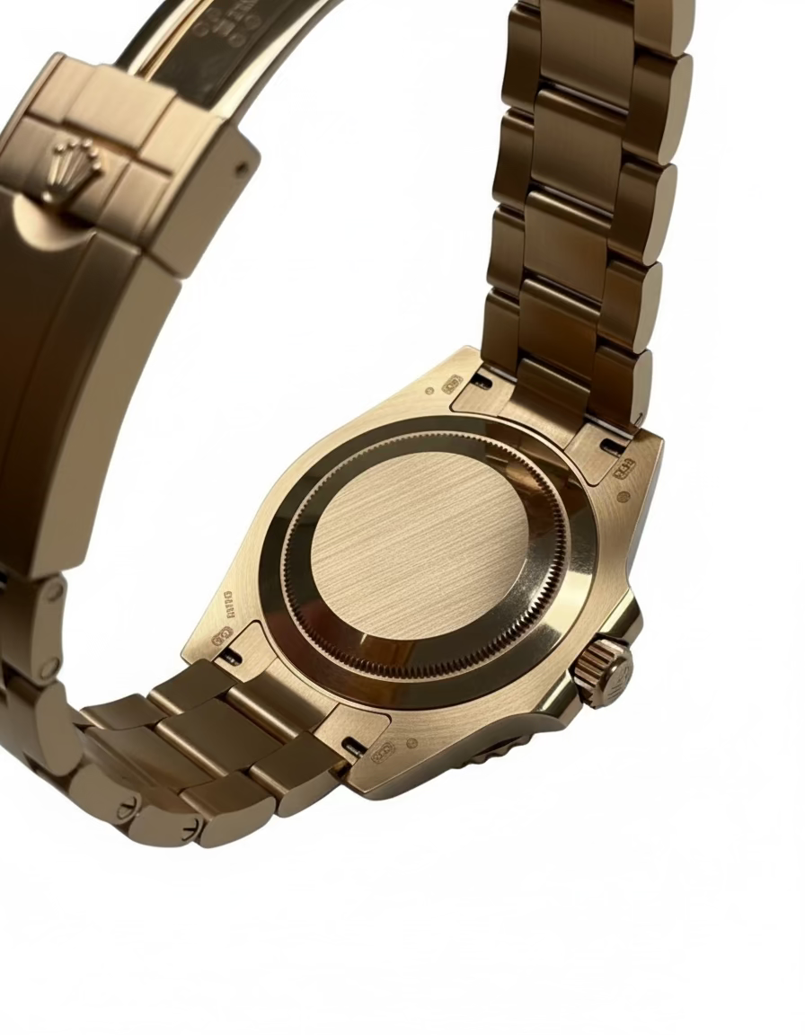 Rolex GMT 18K Rose Gold & Ceramic Men's Watch