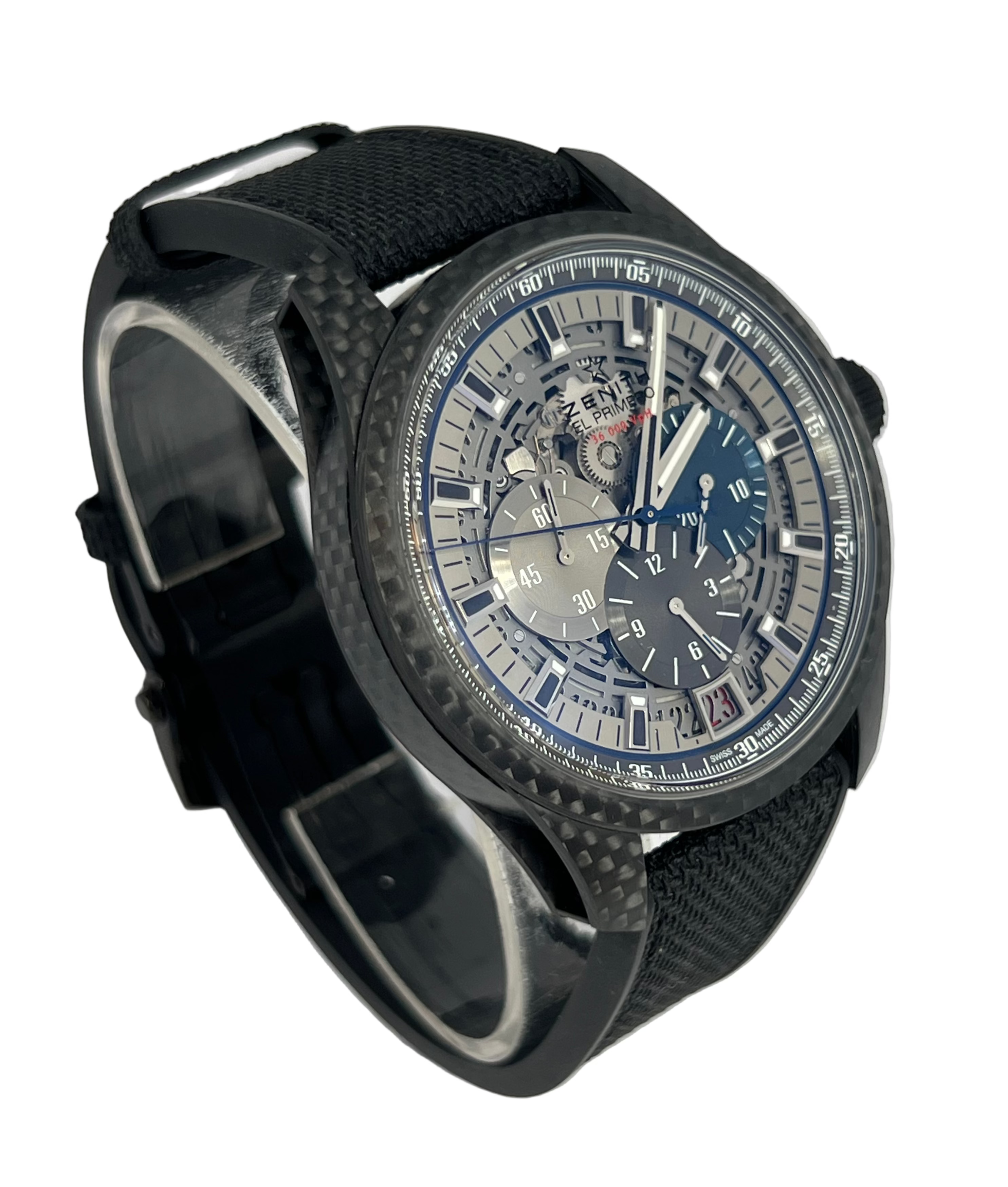 Zenith El Primero Lightweight Aluminum & Carbon Men's Watch