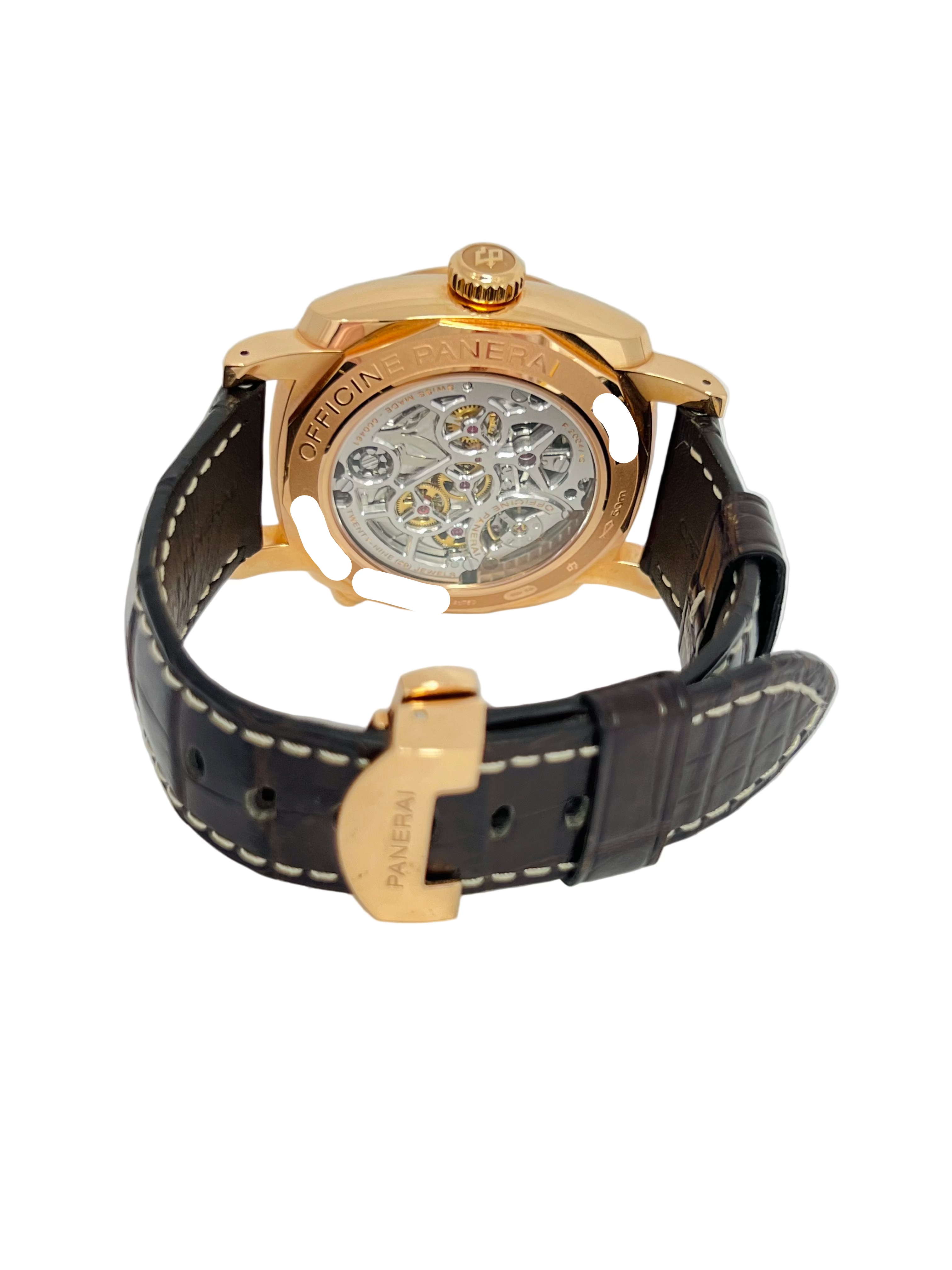 Panerai Radiomir 1940 Chrono Monopulsante 8 Days GMT Oro Rosso 18K Rose Gold Men's Watch