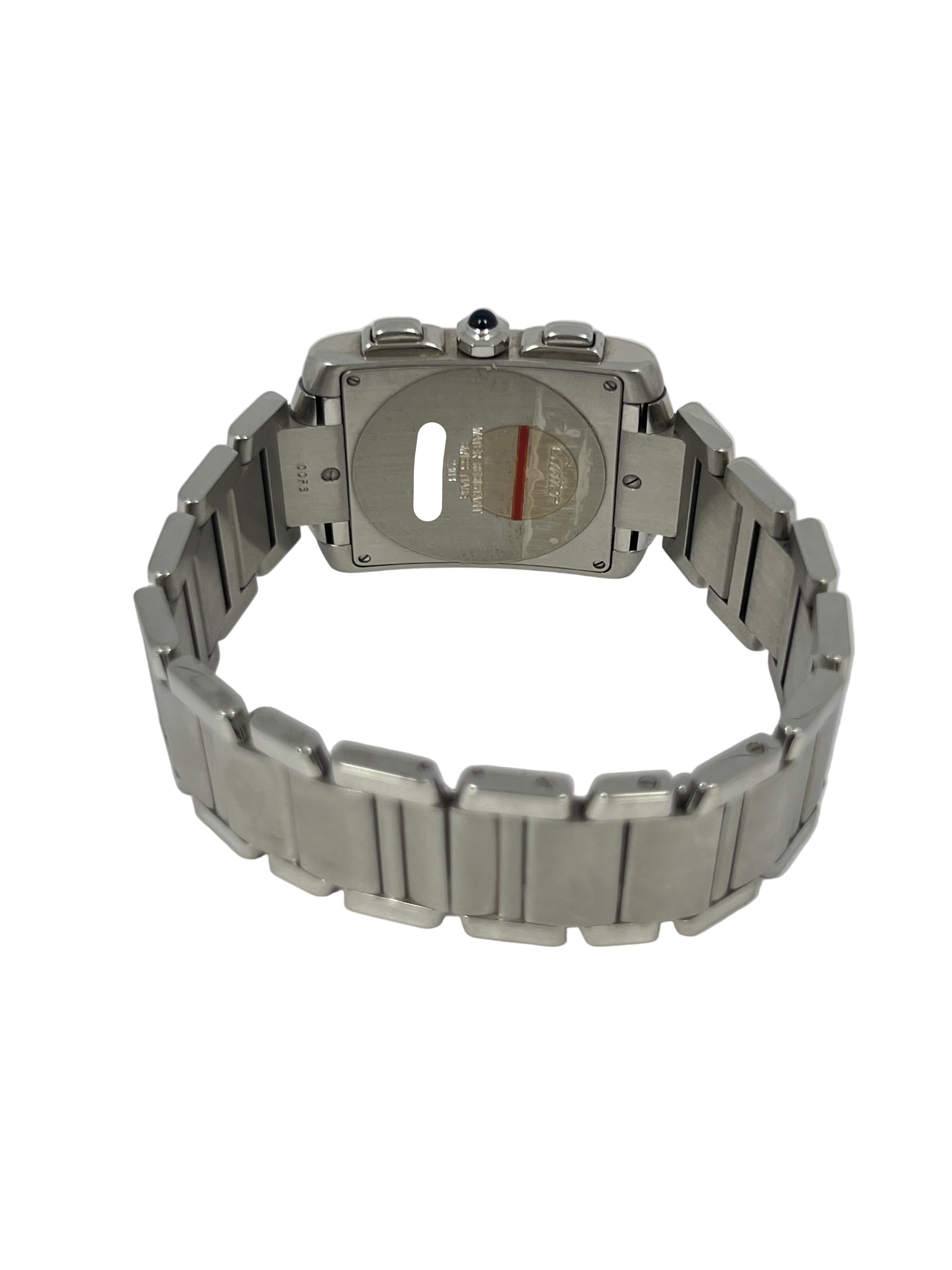 Cartier Tank Francaise Chronoflex Stainless Steel Lady's Watch