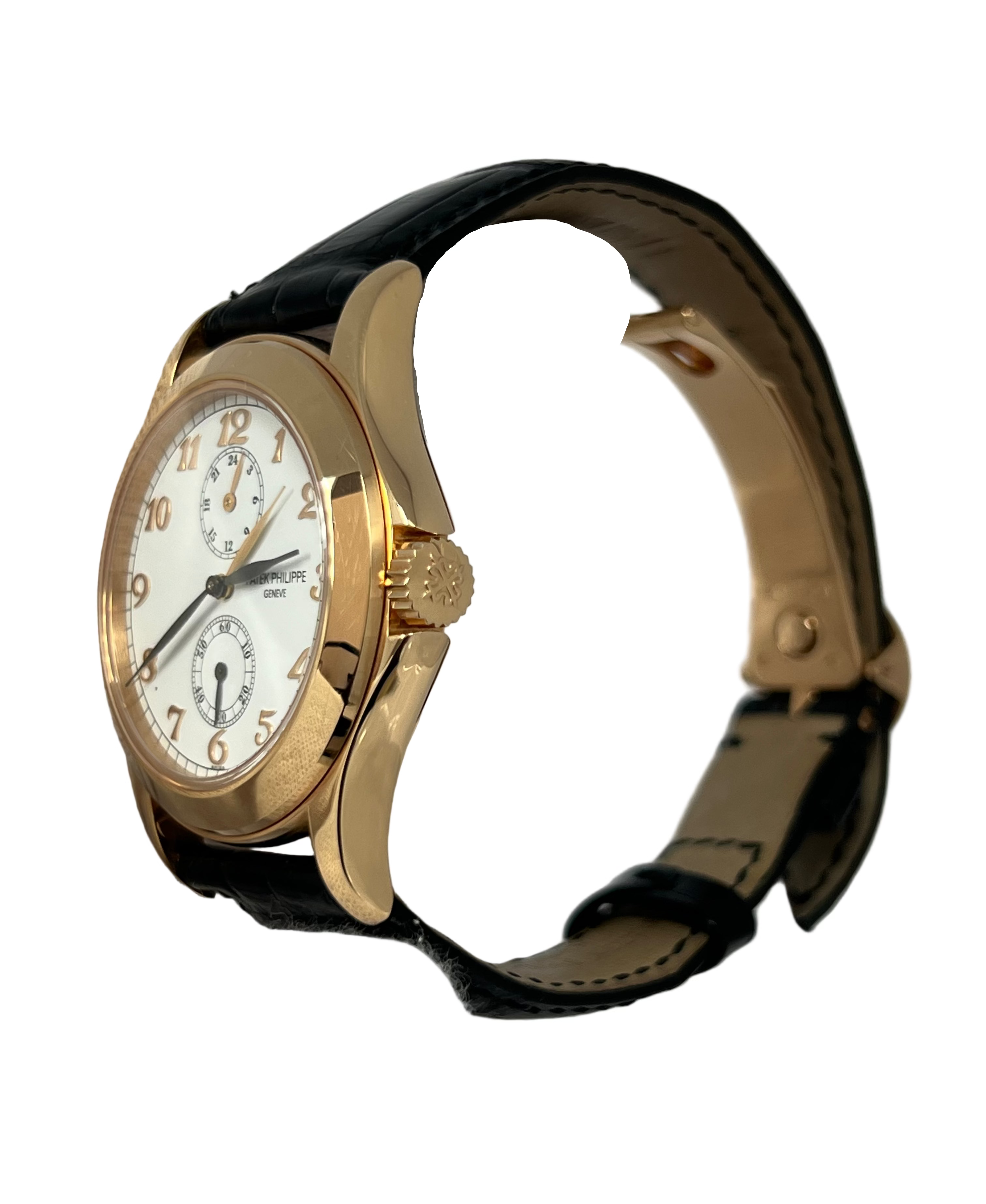 Patek Philippe Calatrava Travel Time 18K Rose Gold Men's Watch