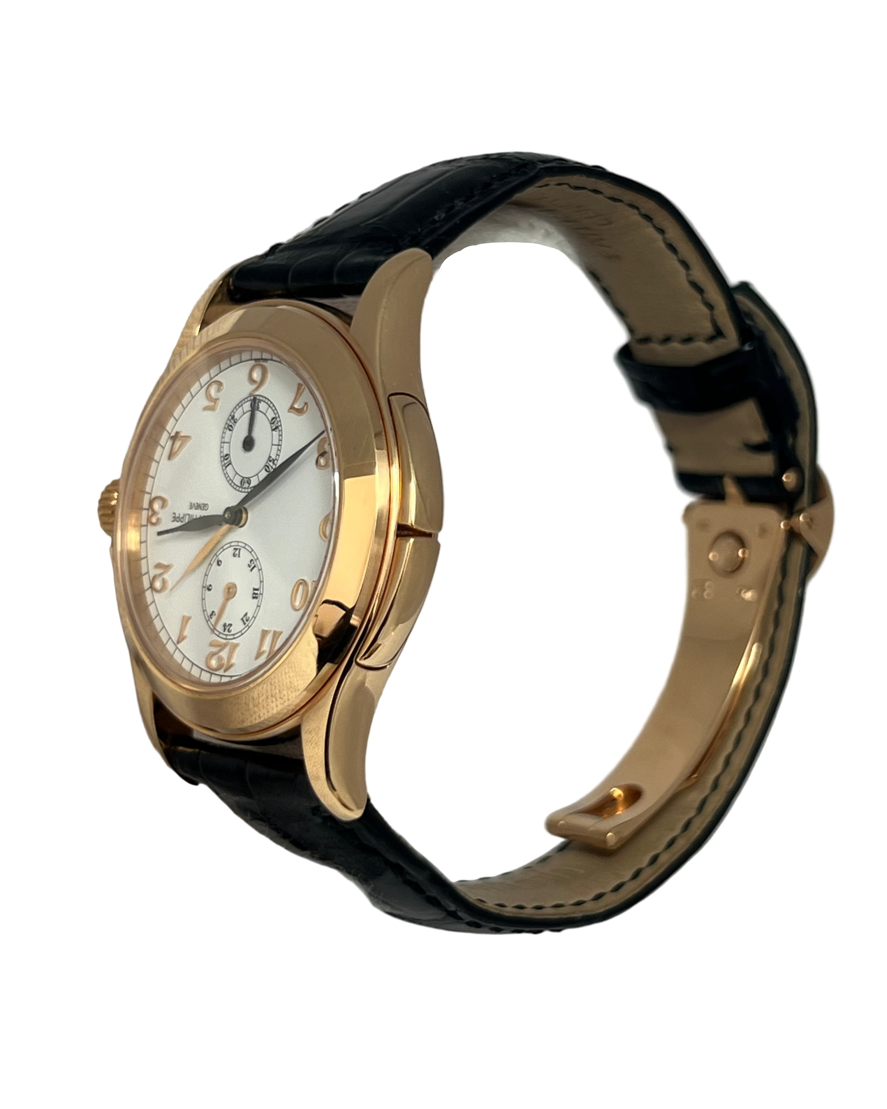 Patek Philippe Calatrava Travel Time 18K Rose Gold Men's Watch