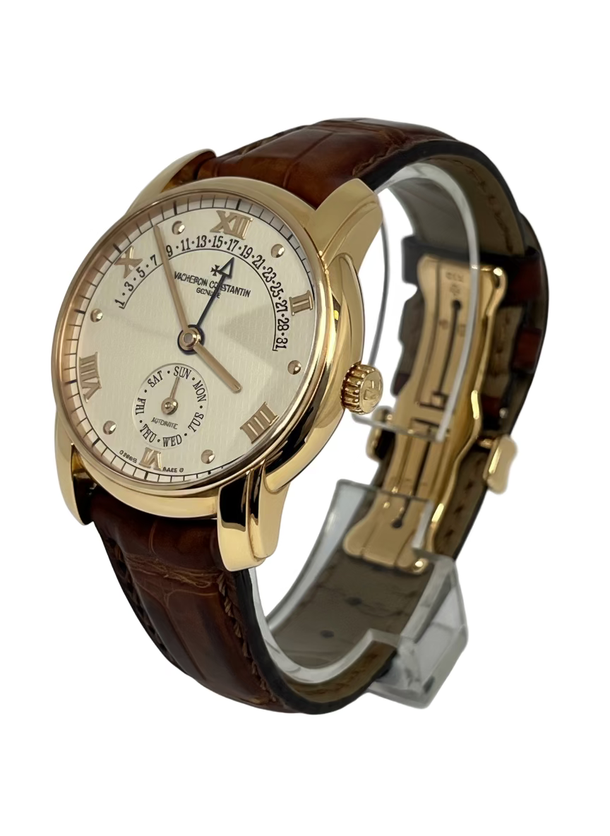 Vacheron Constantin Patrimony 31-Day Retrograding Calendar 18K Rose Gold Men's Watch