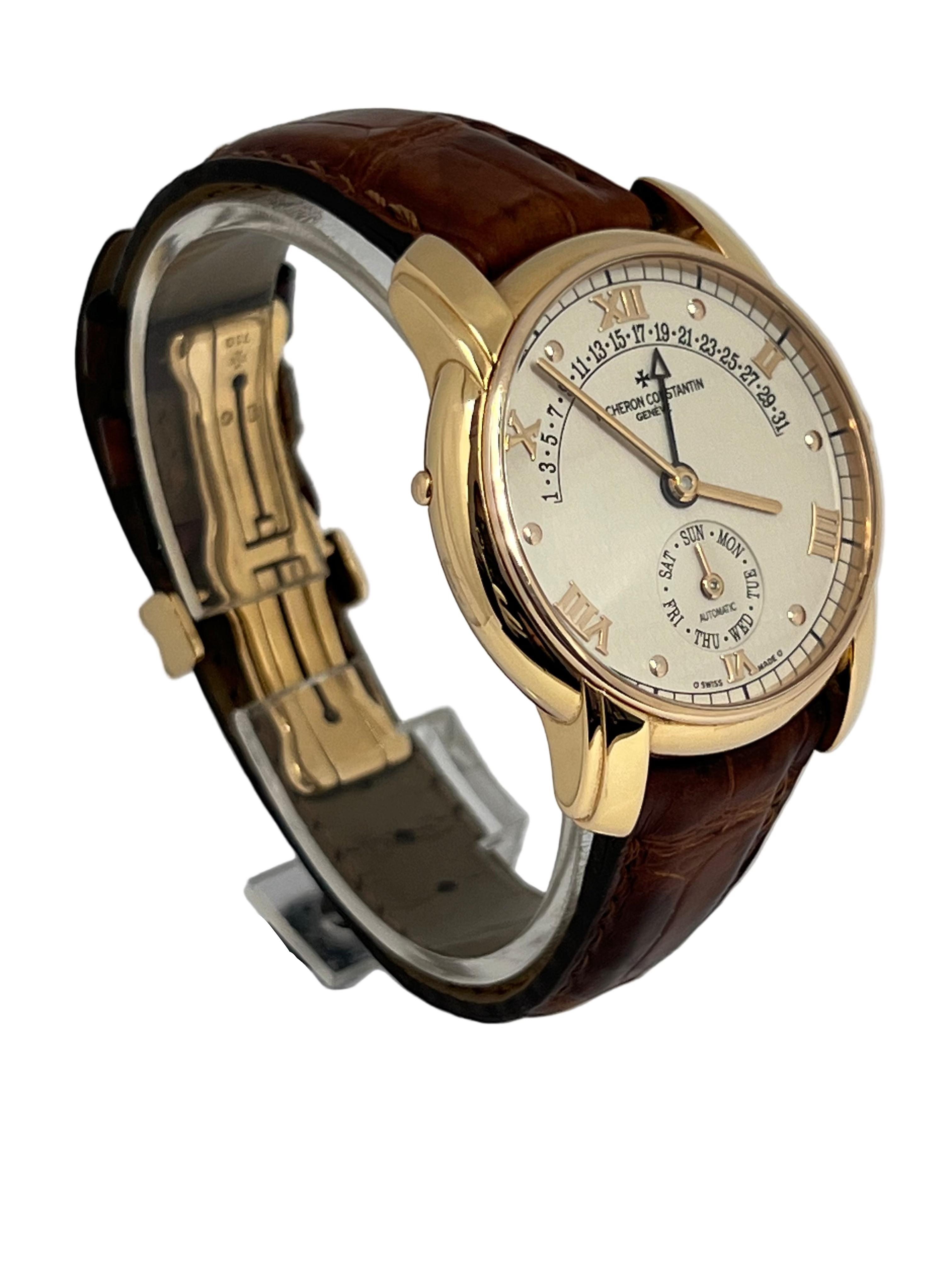 Vacheron Constantin Patrimony 31-Day Retrograding Calendar 18K Rose Gold Men's Watch