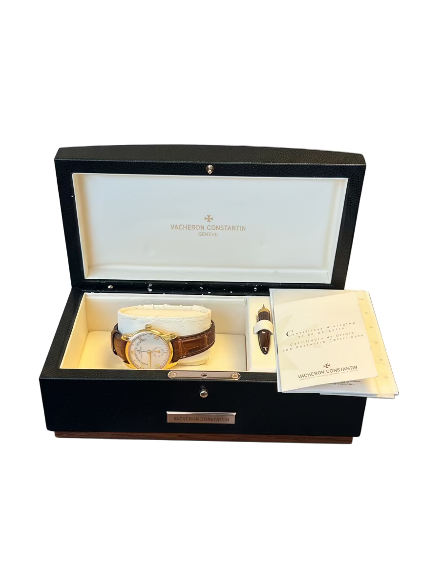 Vacheron Constantin Patrimony 31-Day Retrograding Calendar 18K Rose Gold Men's Watch