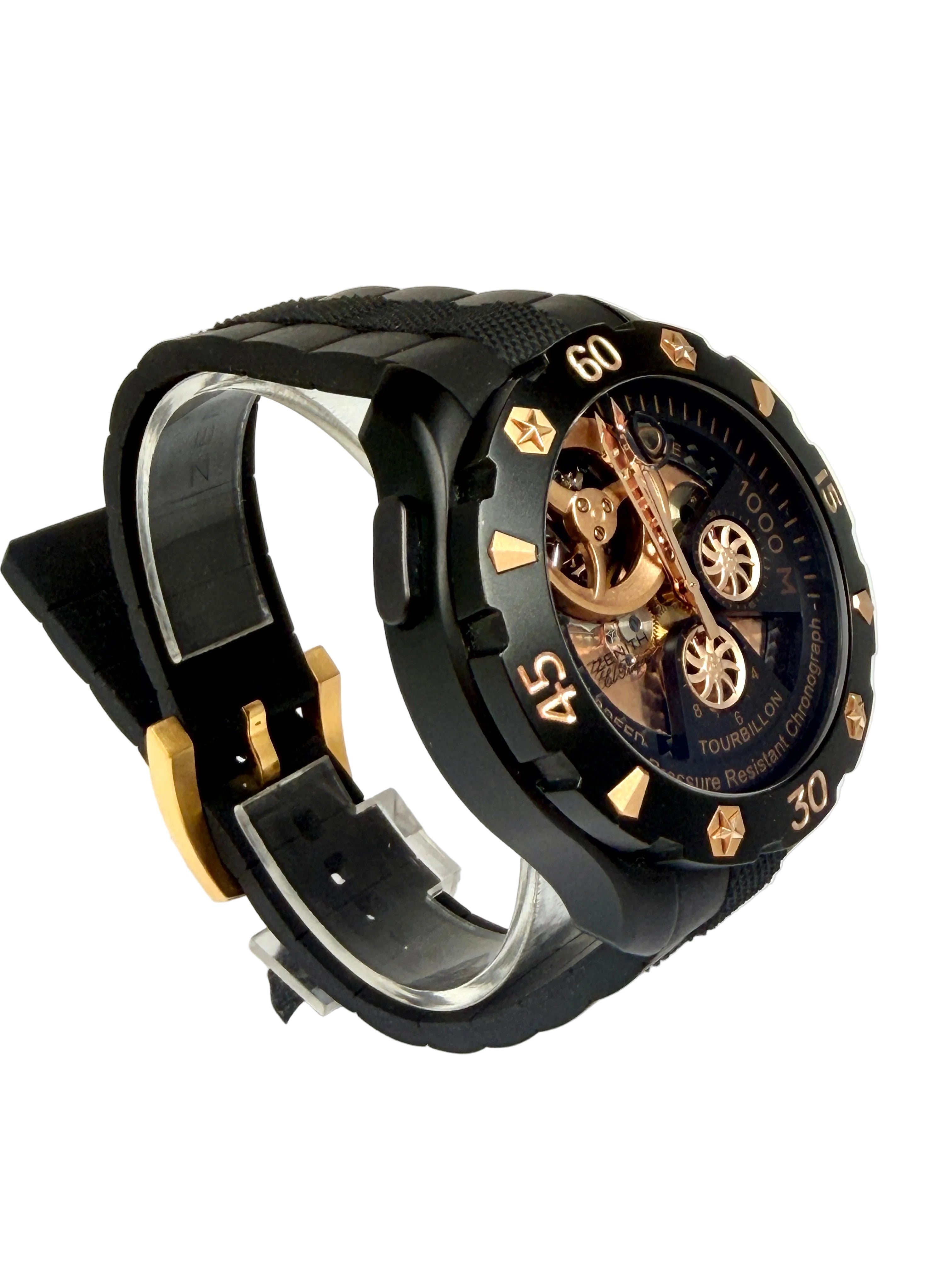 Zenith Defy Zenith Defy Xtreme Tourbillon Titanium and Rose Gold Men`s Watch