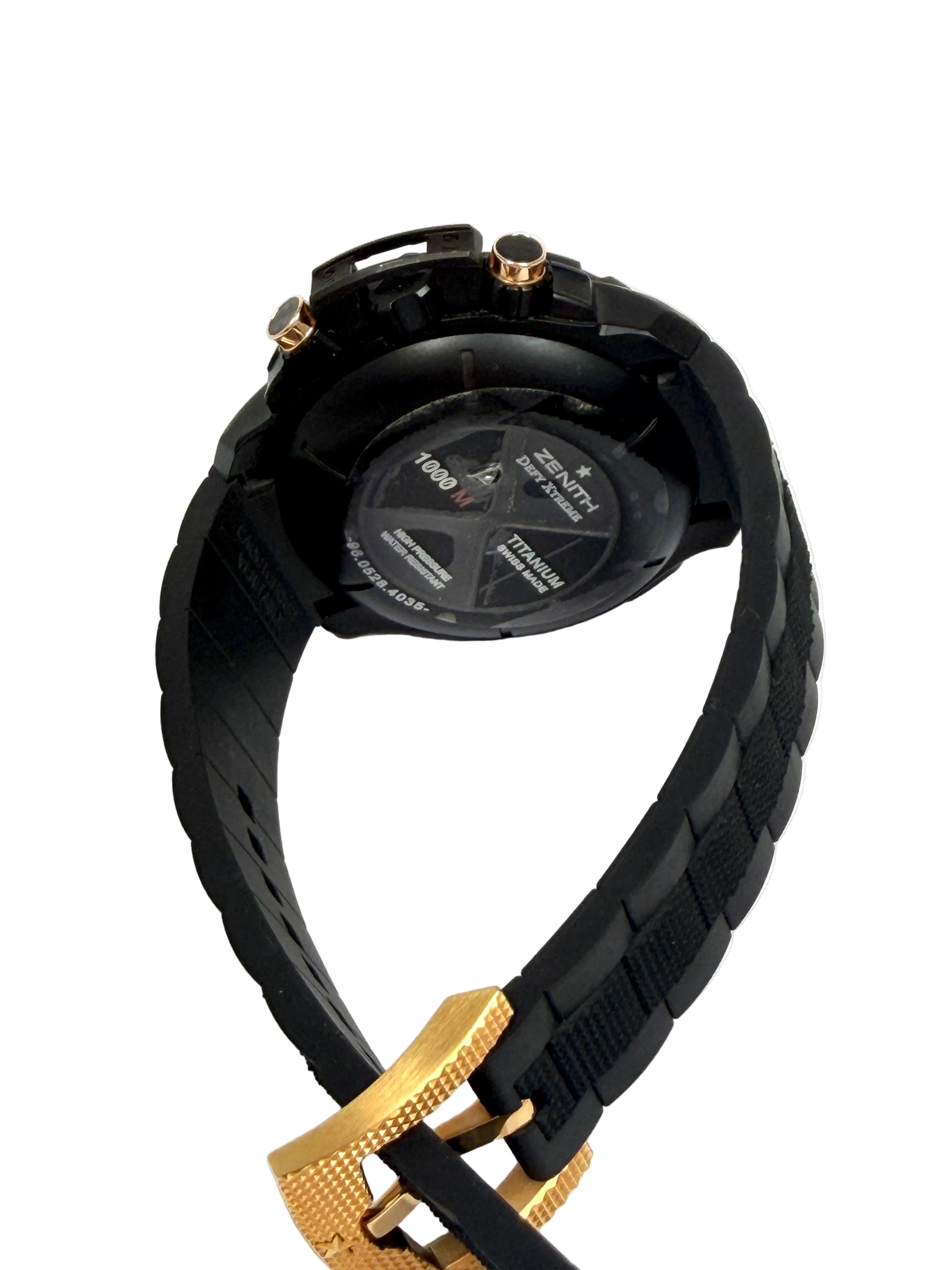 Zenith Defy Zenith Defy Xtreme Tourbillon Titanium and Rose Gold Men`s Watch