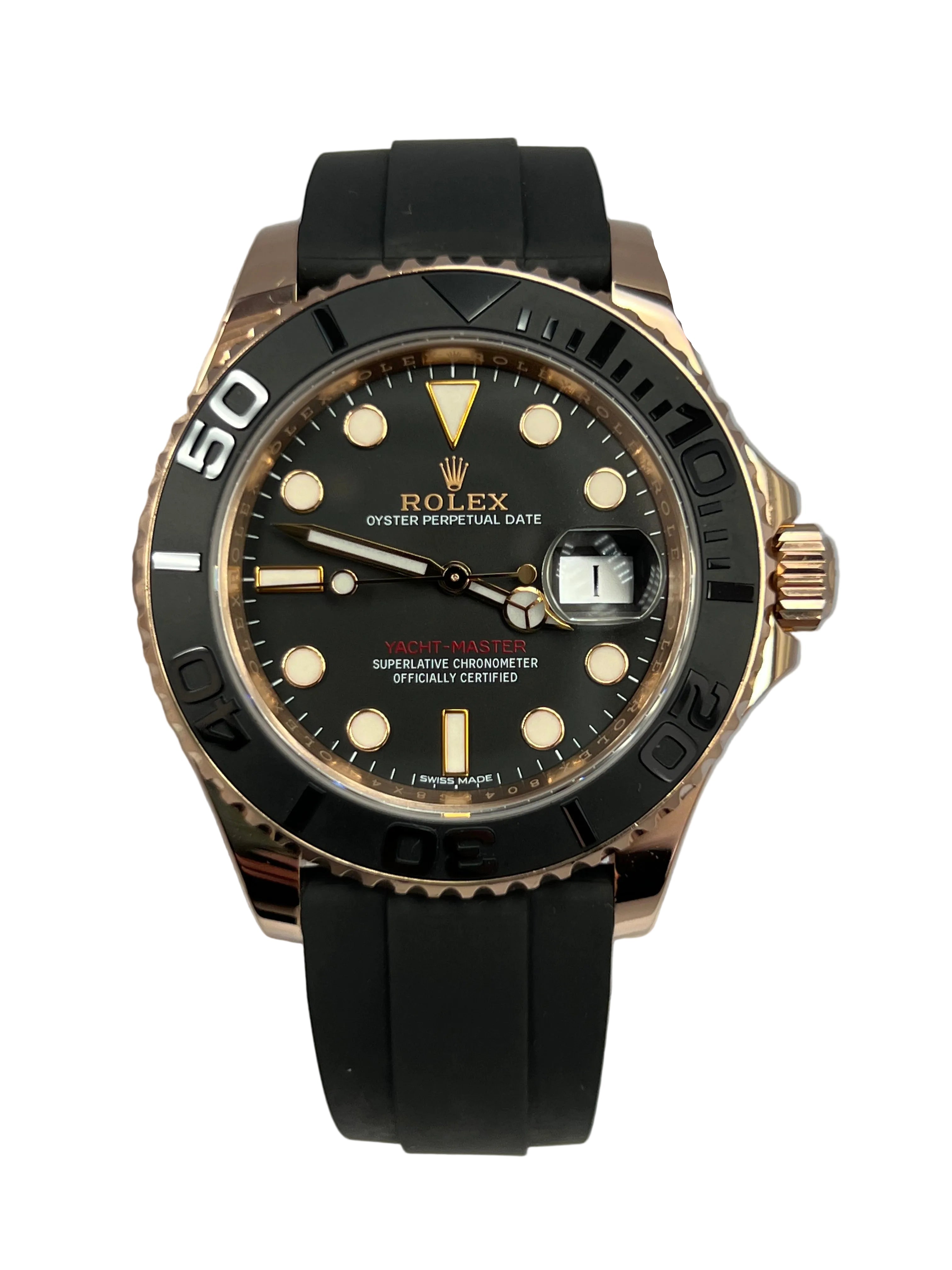 Rolex Yacht-Master 40mm 18K Everose Gold Men’s Watch