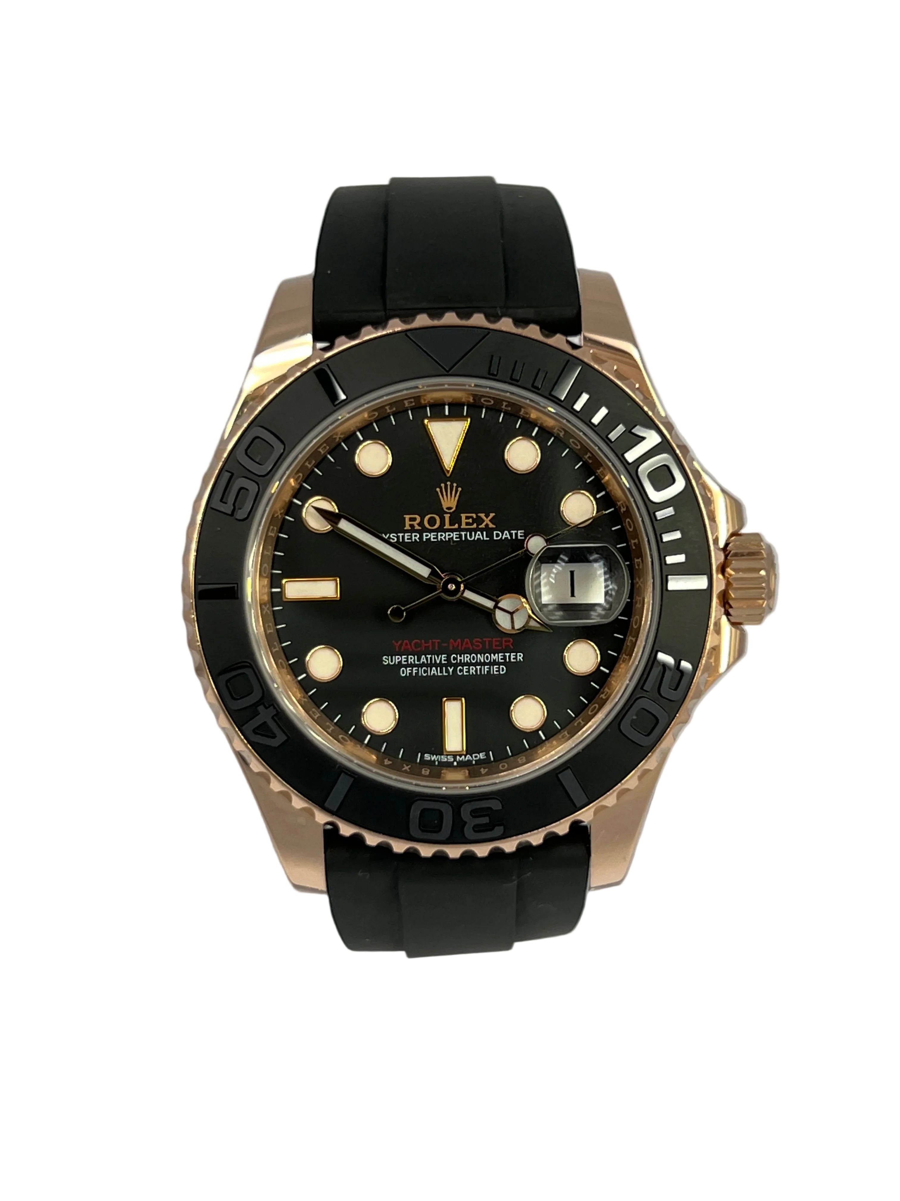 Rolex Yacht-Master 40mm 18K Everose Gold Men’s Watch