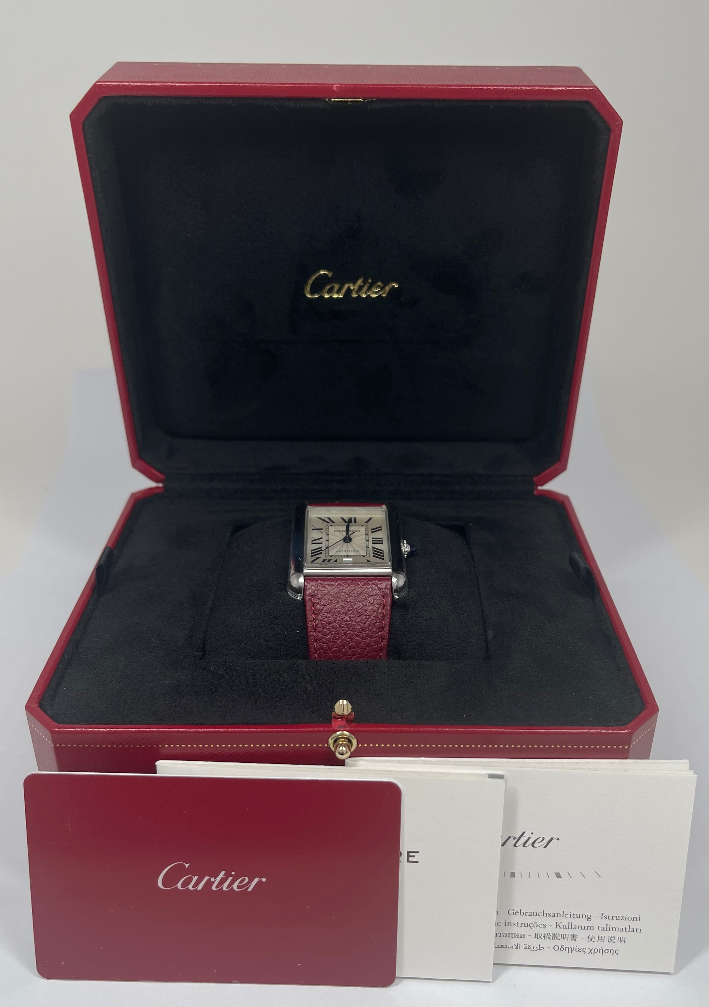 Cartier Tank Must XL Stainless Steel Men's Watch