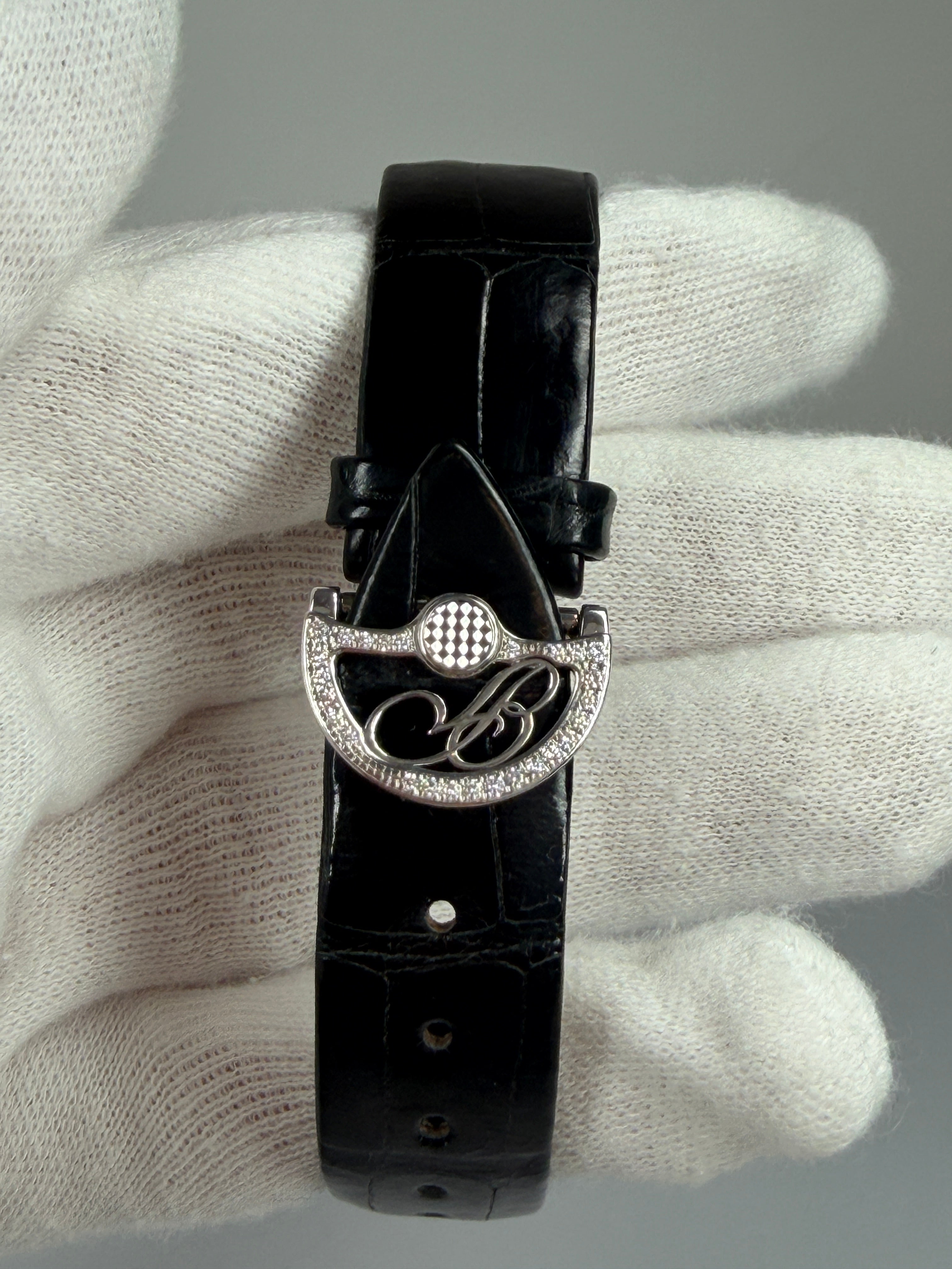 Breguet Reine De Naples 8918 18K White Gold & Diamonds Ladies Watch