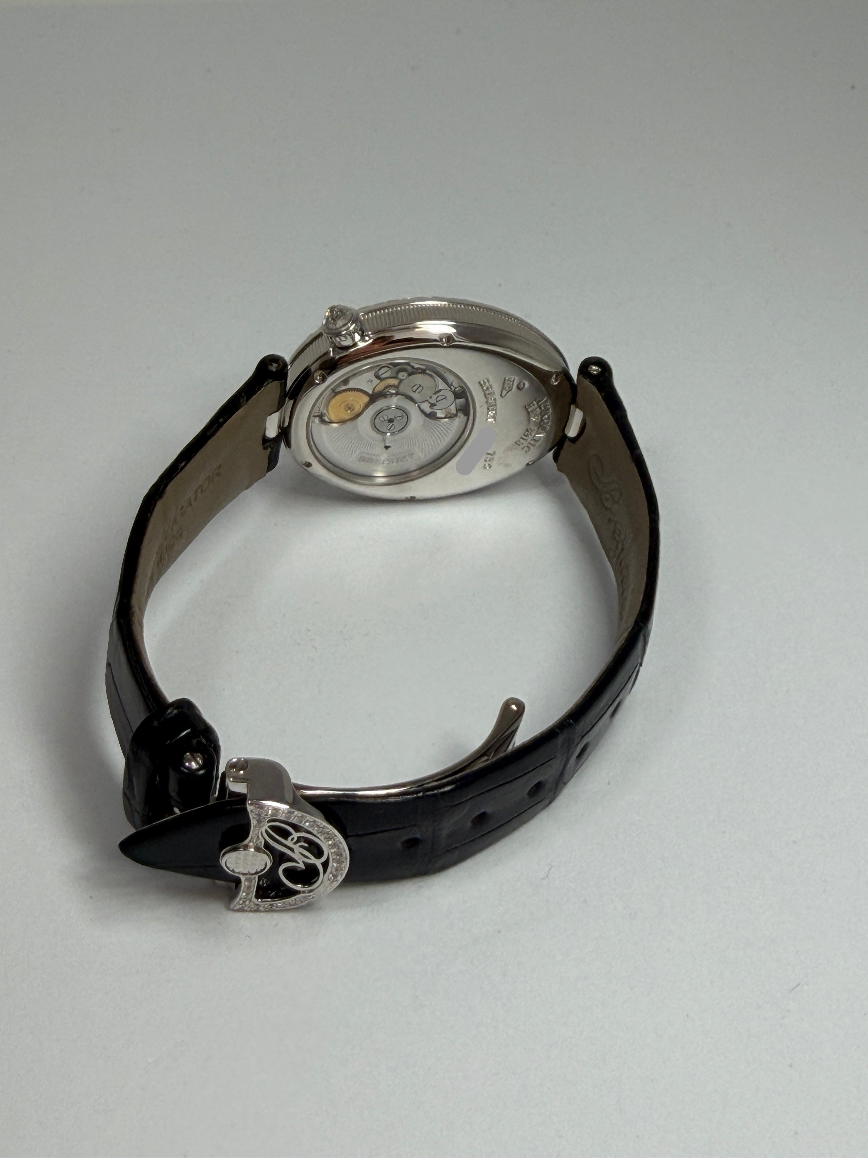 Breguet Reine De Naples 8918 18K White Gold & Diamonds Ladies Watch