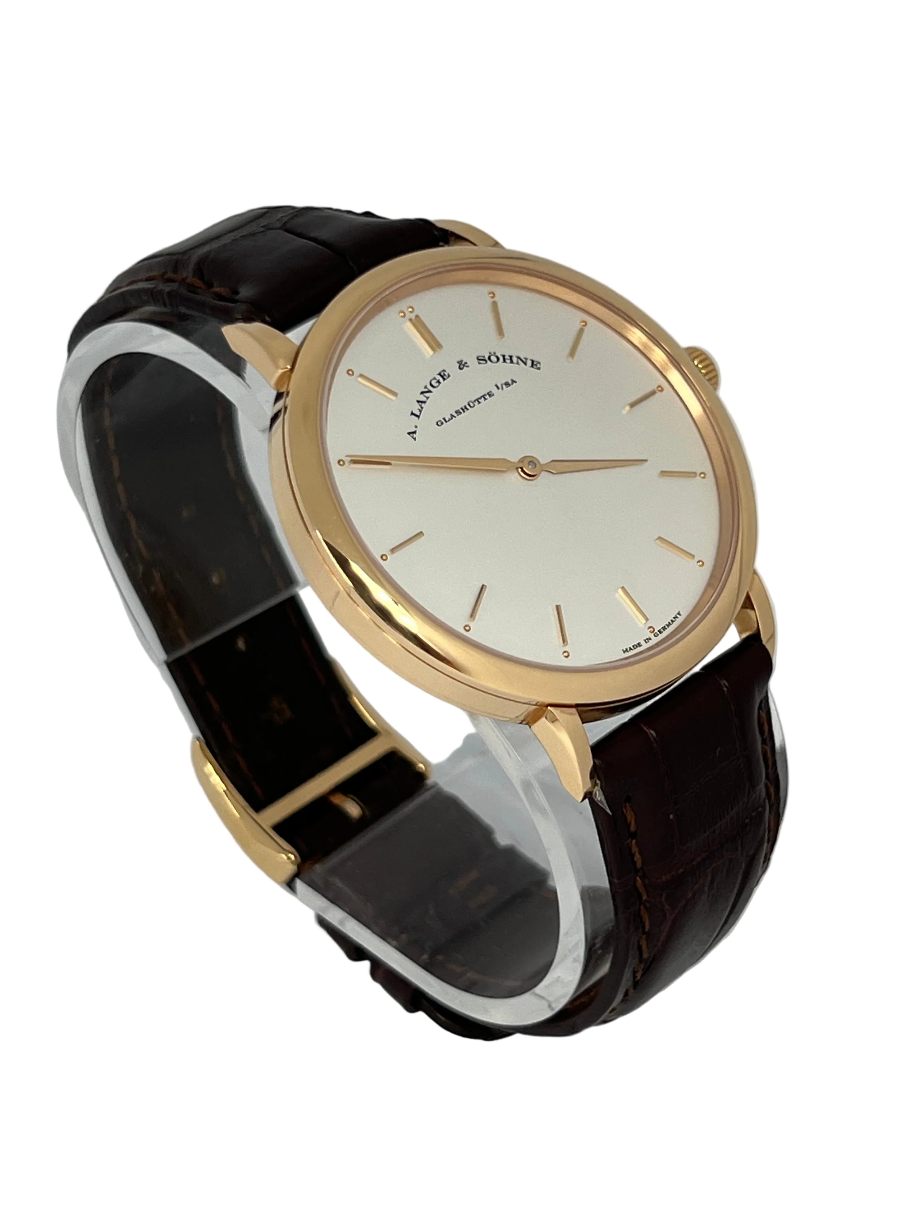 A. Lange & Söhne Saxonia 40 mm 18K Rose Gold Men’s Watch