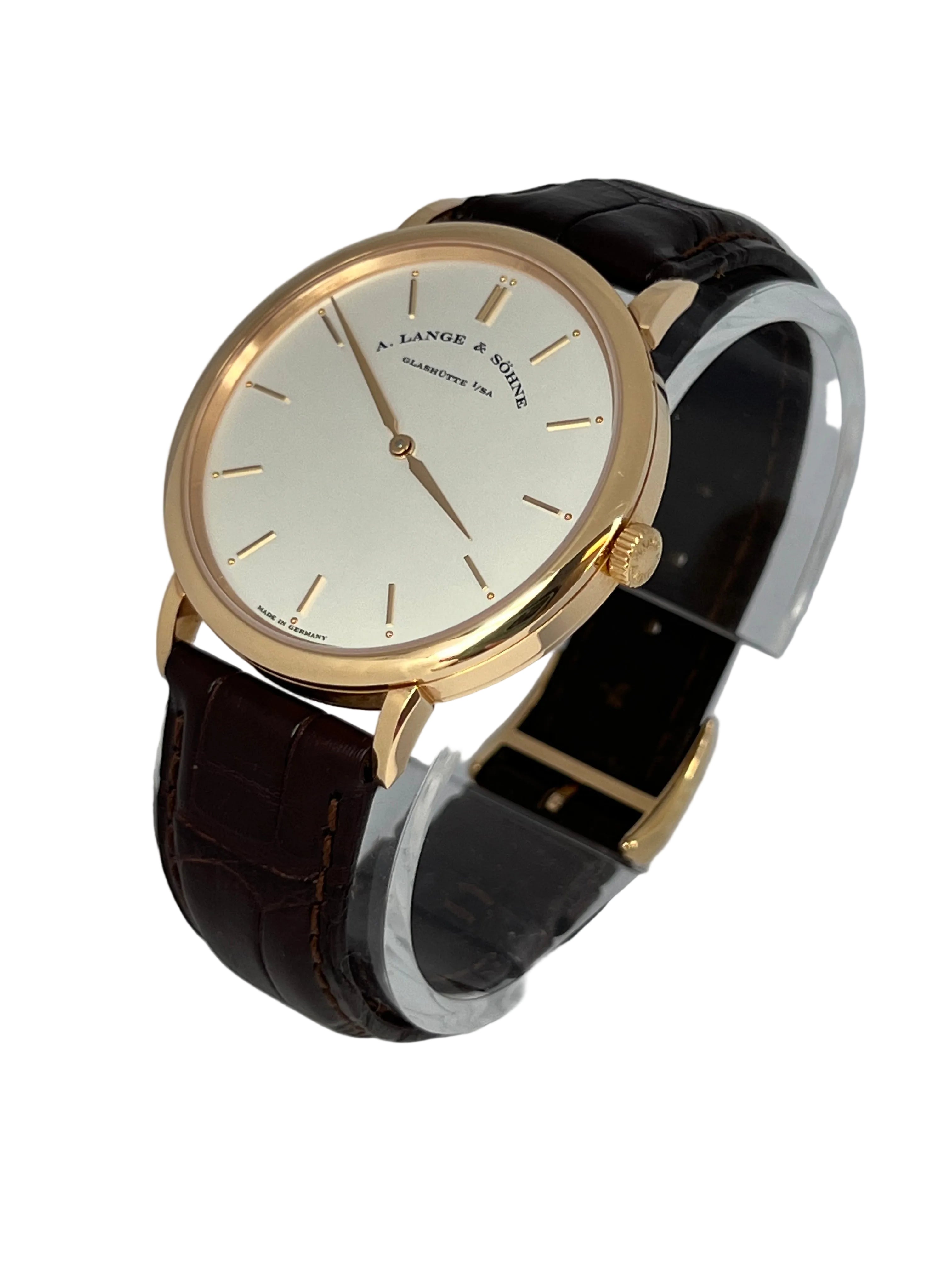 A. Lange & Söhne Saxonia 40 mm 18K Rose Gold Men’s Watch