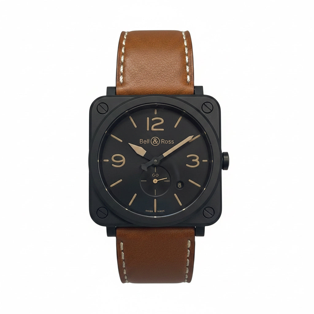 The Bell & Ross BRS Heritage Ceramic Men's Watch