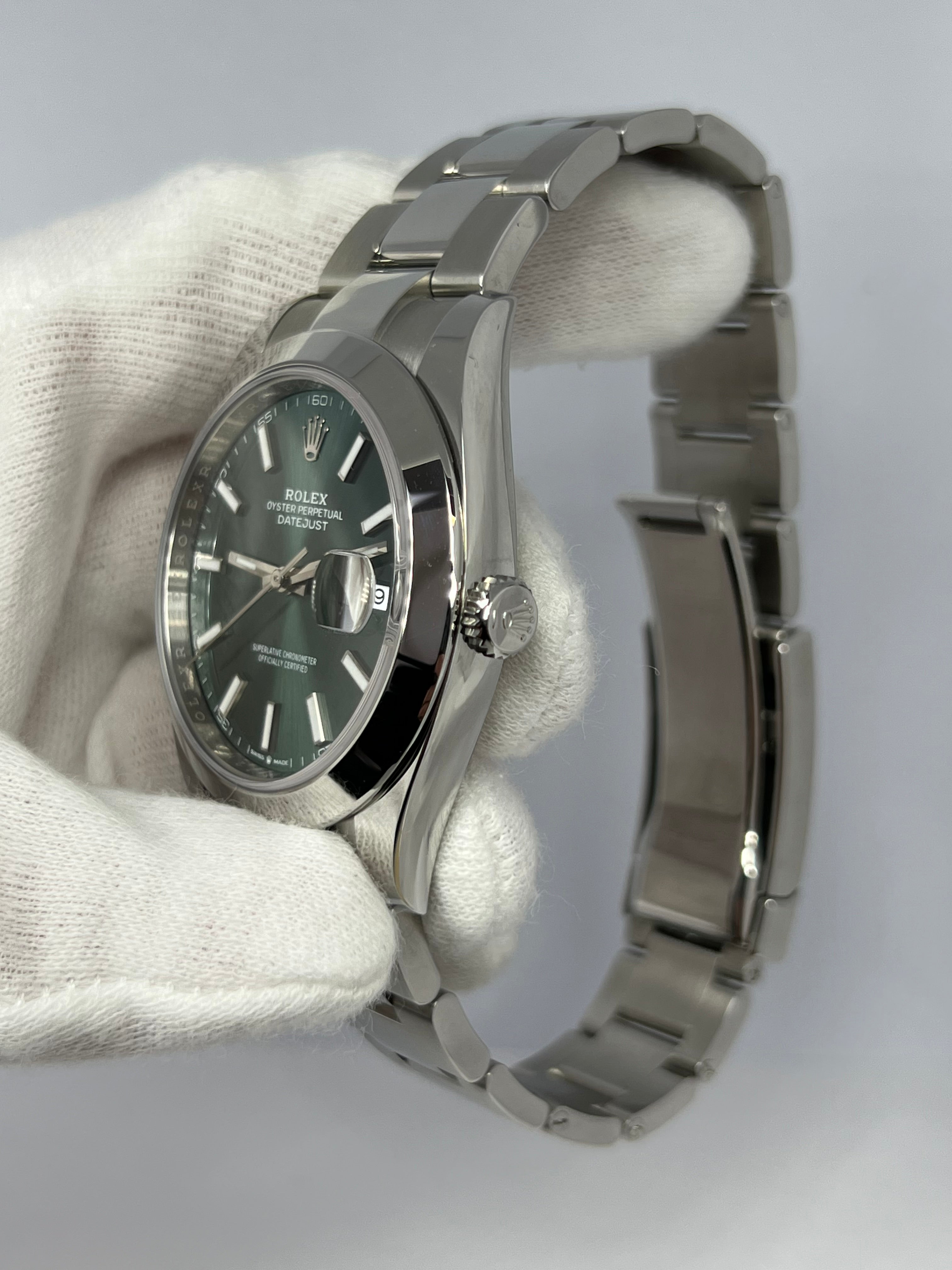 Rolex Datejust 41 Mint Green Dial Stainless Steel Men’s Watch