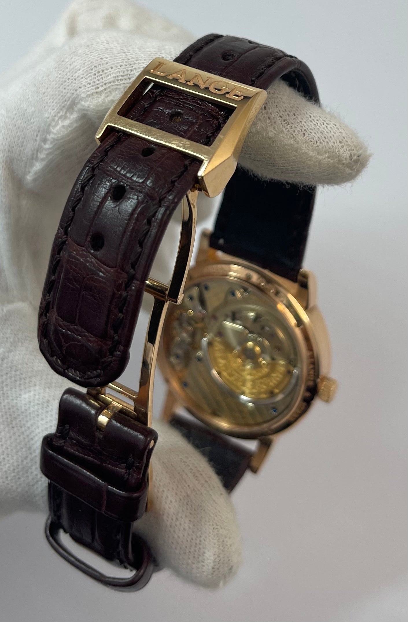 A. Lange & Söhne Saxonia Automatic 18K Rose Gold Men's Watch