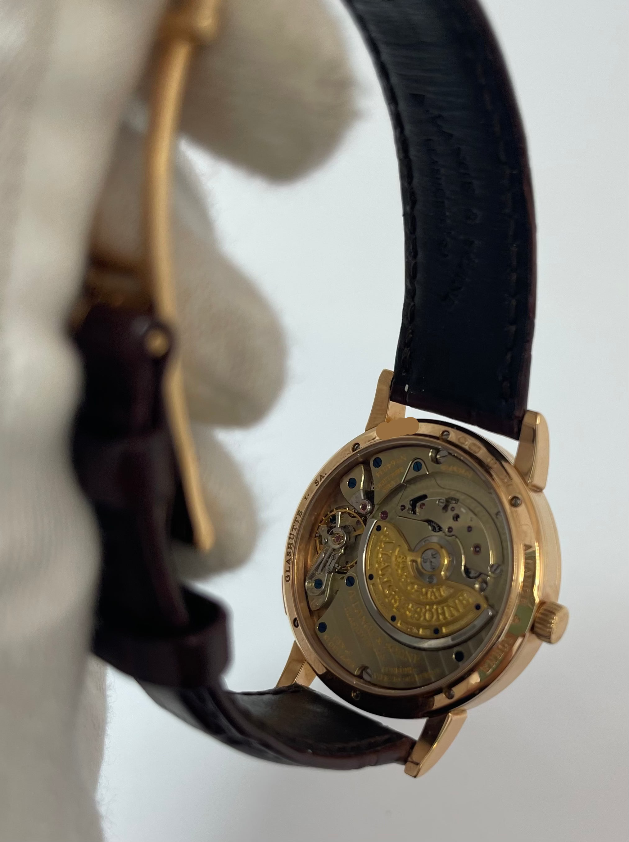 A. Lange & Söhne Saxonia Automatic 18K Rose Gold Men's Watch