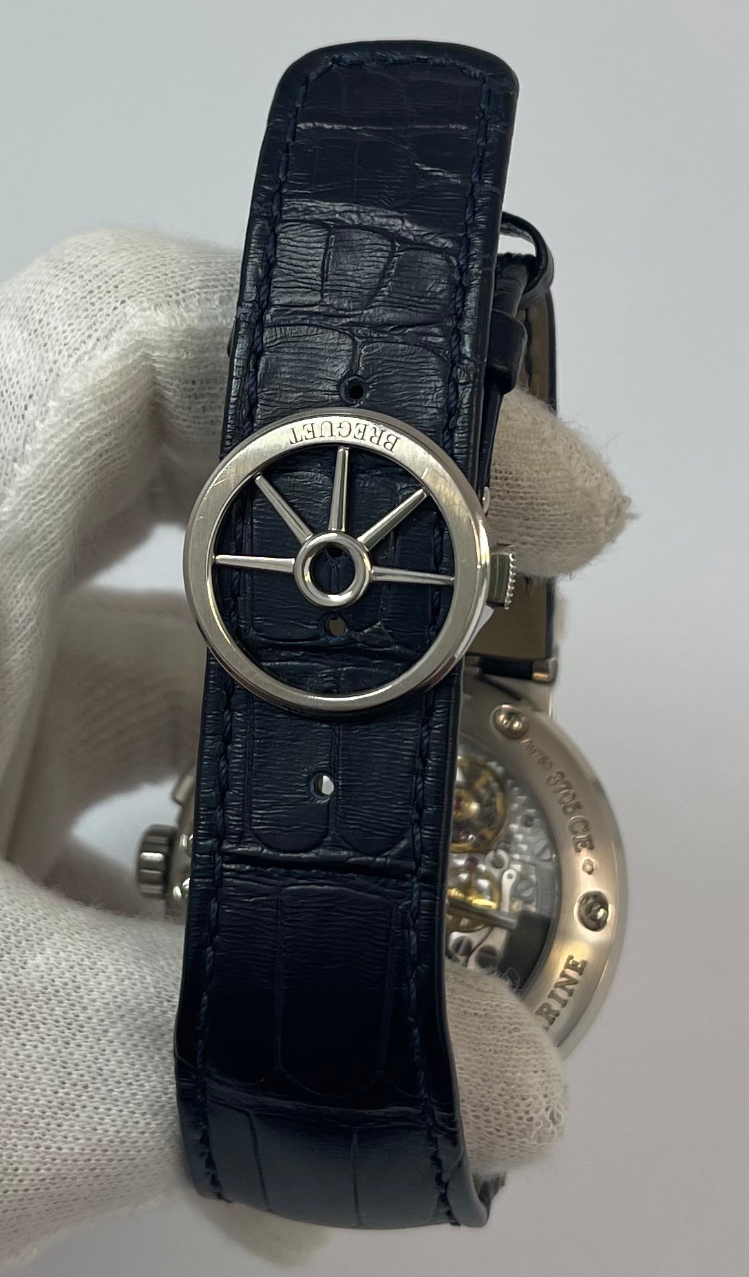 Breguet Marine Chronographe 18k White Gold Men's Watch