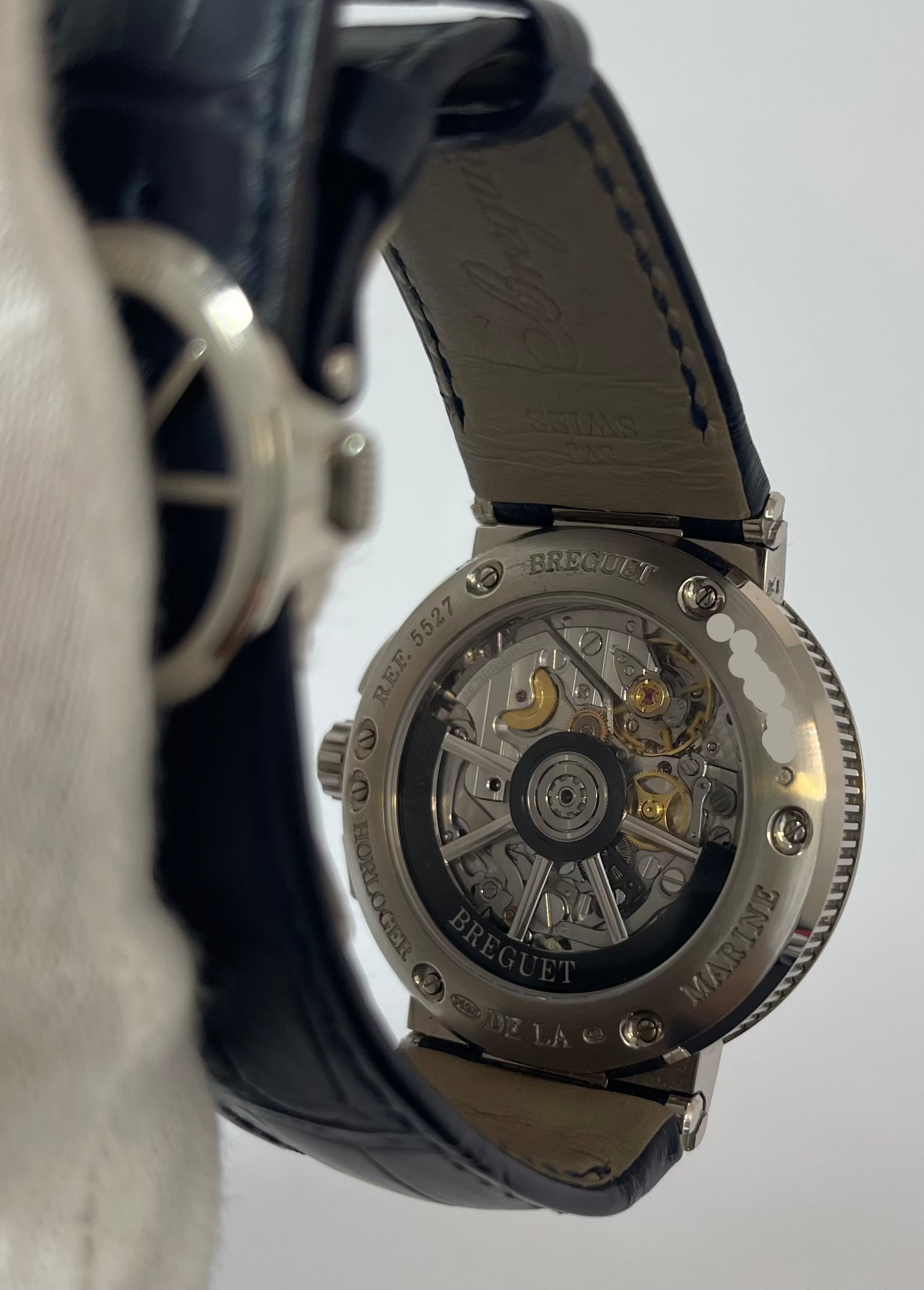 Breguet Marine Chronographe 18k White Gold Men's Watch
