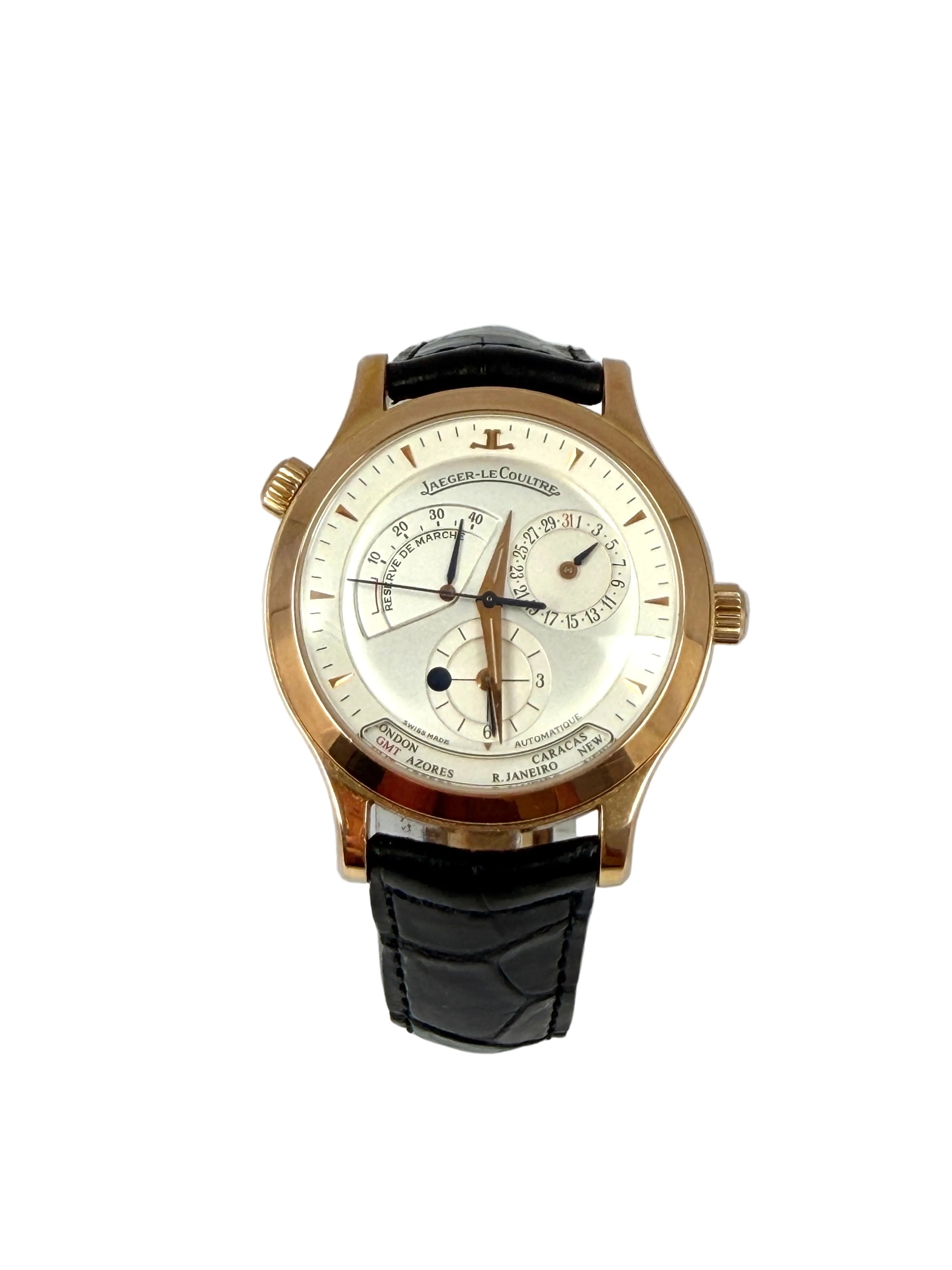 Jaeger-LeCoultre Master Geographic 18K Rose Gold Men’s Watch