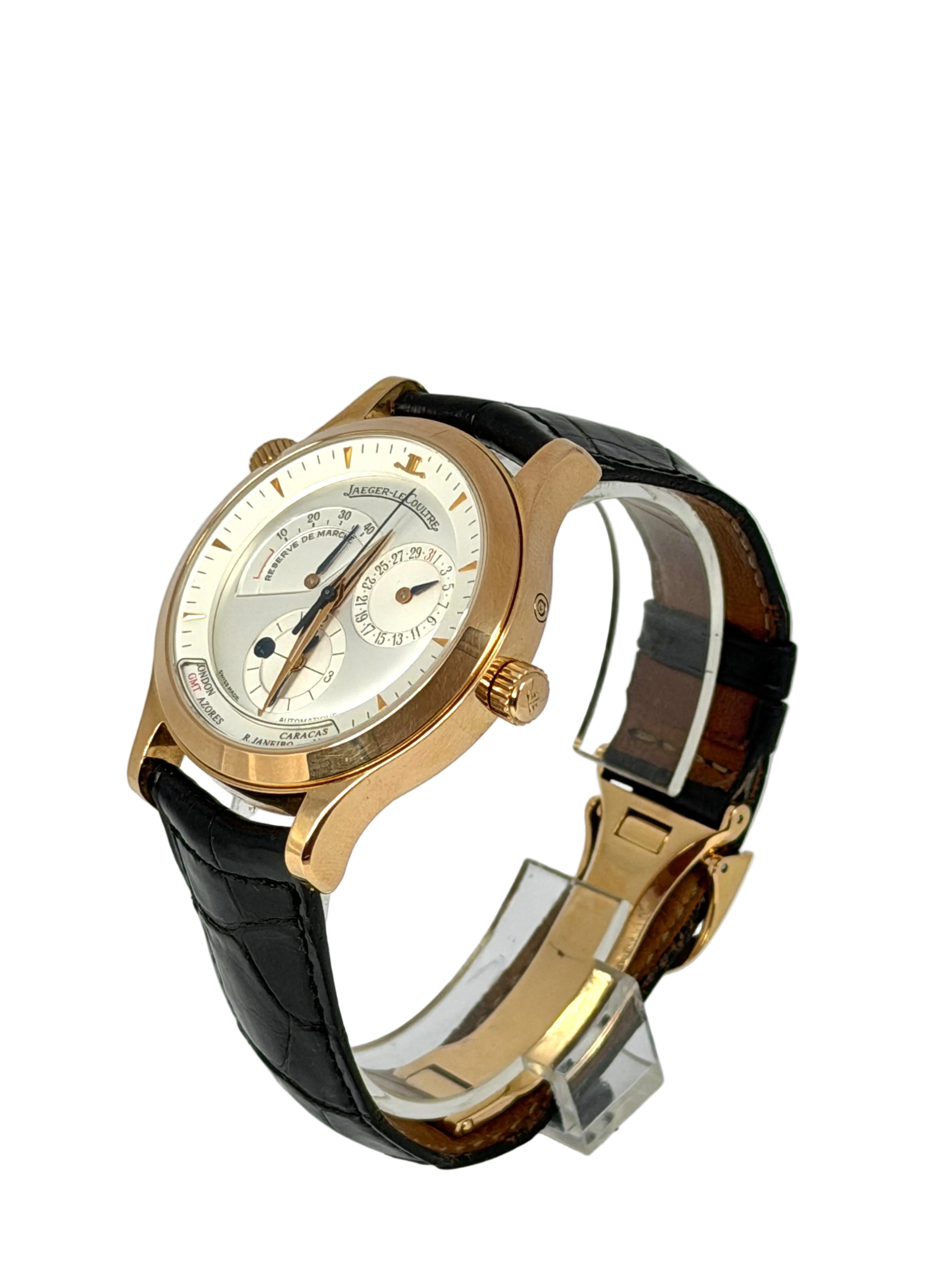 Jaeger-LeCoultre Master Geographic 18K Rose Gold Men’s Watch