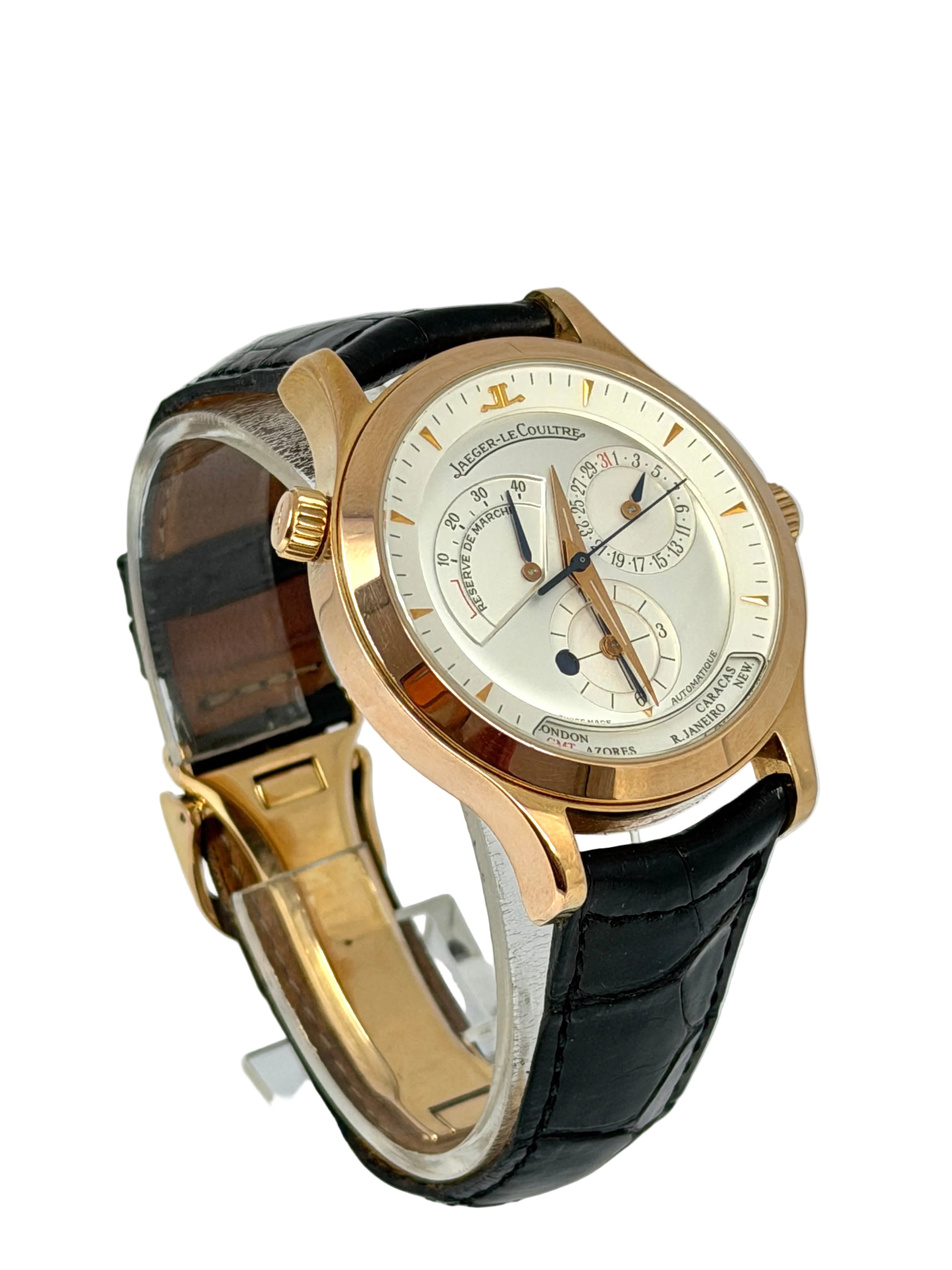 Jaeger-LeCoultre Master Geographic 18K Rose Gold Men’s Watch