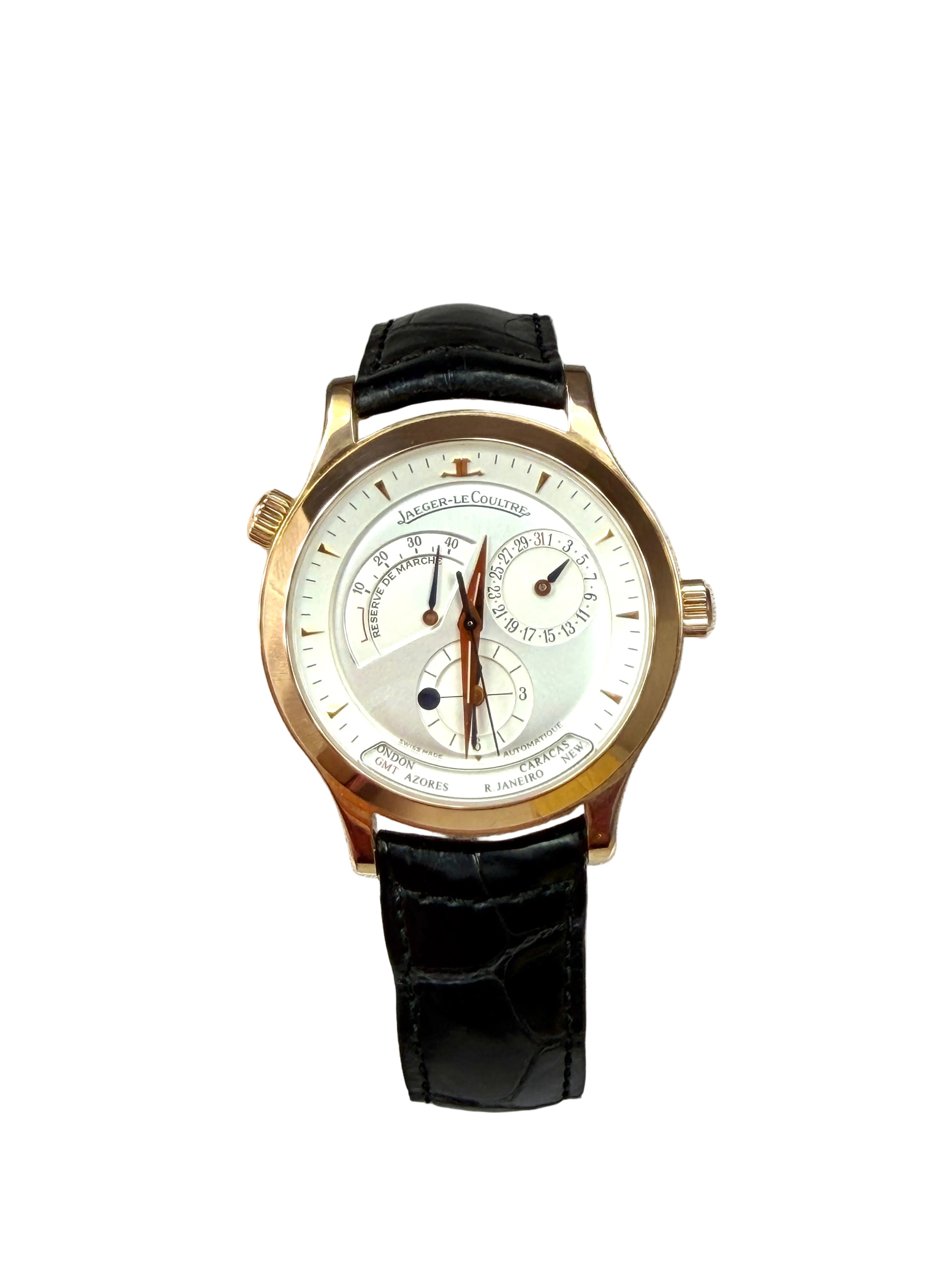 Jaeger-LeCoultre Master Geographic 18K Rose Gold Men’s Watch