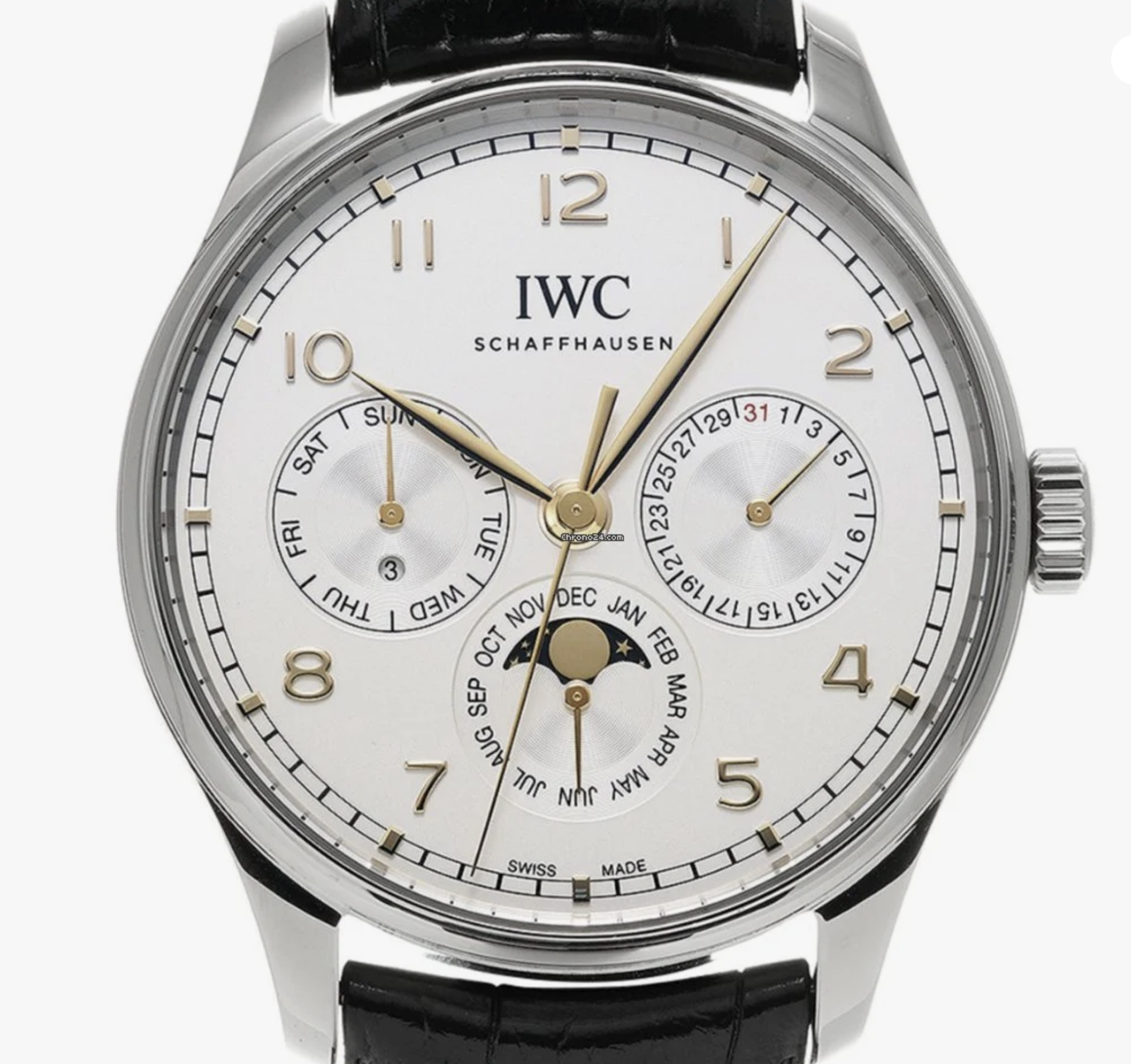 IWC Portugieser Perpetual Calendar Stainless Steel Men’s Watch