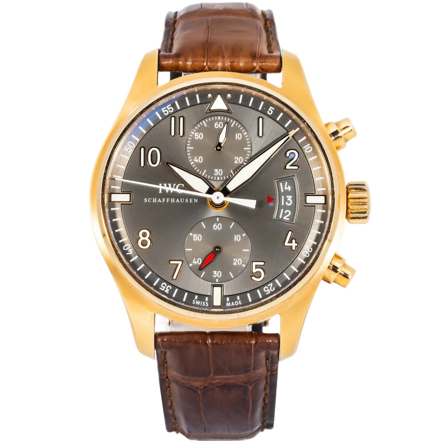 IWC Pilot’s Watch Spitfire Chronograph 18K Rose Gold Men’s Watch