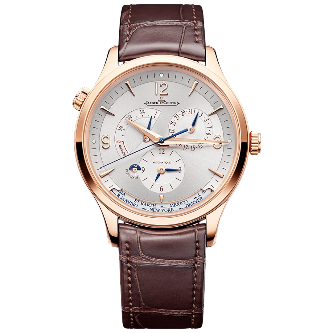 Jaeger-LeCoultre Master Geographic 18K Rose Gold Men's Watch