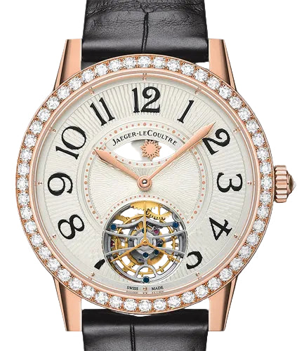 Jaeger-LeCoultre Rendez-Vous Tourbillon Night & Day 18K Rose Gold Diamond-Set Ladies' Watch