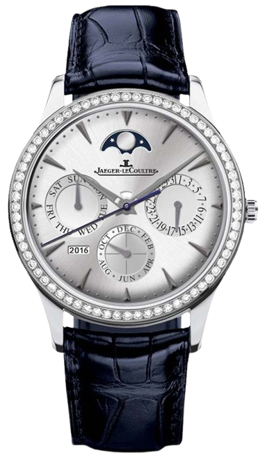 Jaeger-LeCoultre Master Ultra Thin Perpetual 18k White Gold Women’s Watch