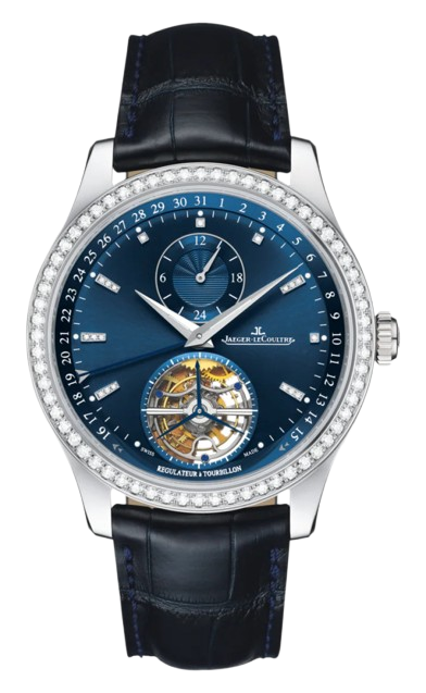 Jaeger-LeCoultre Master Control Tourbillon Dualtime 18K White Gold Men’s Watch