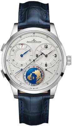 Jaeger-LeCoultre Duometre Unique Travel Time 18k White Gold Men’s Watch