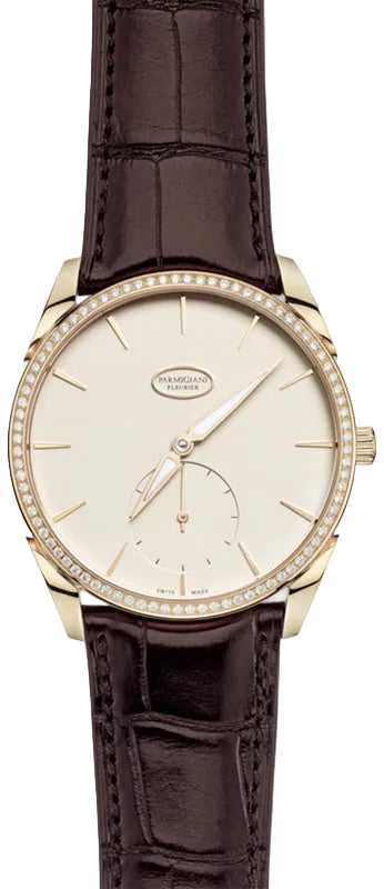 Parmigiani Fleurier Tonda 1950 Sertie 18K Rose Gold Diamond-Set Unisex Watch