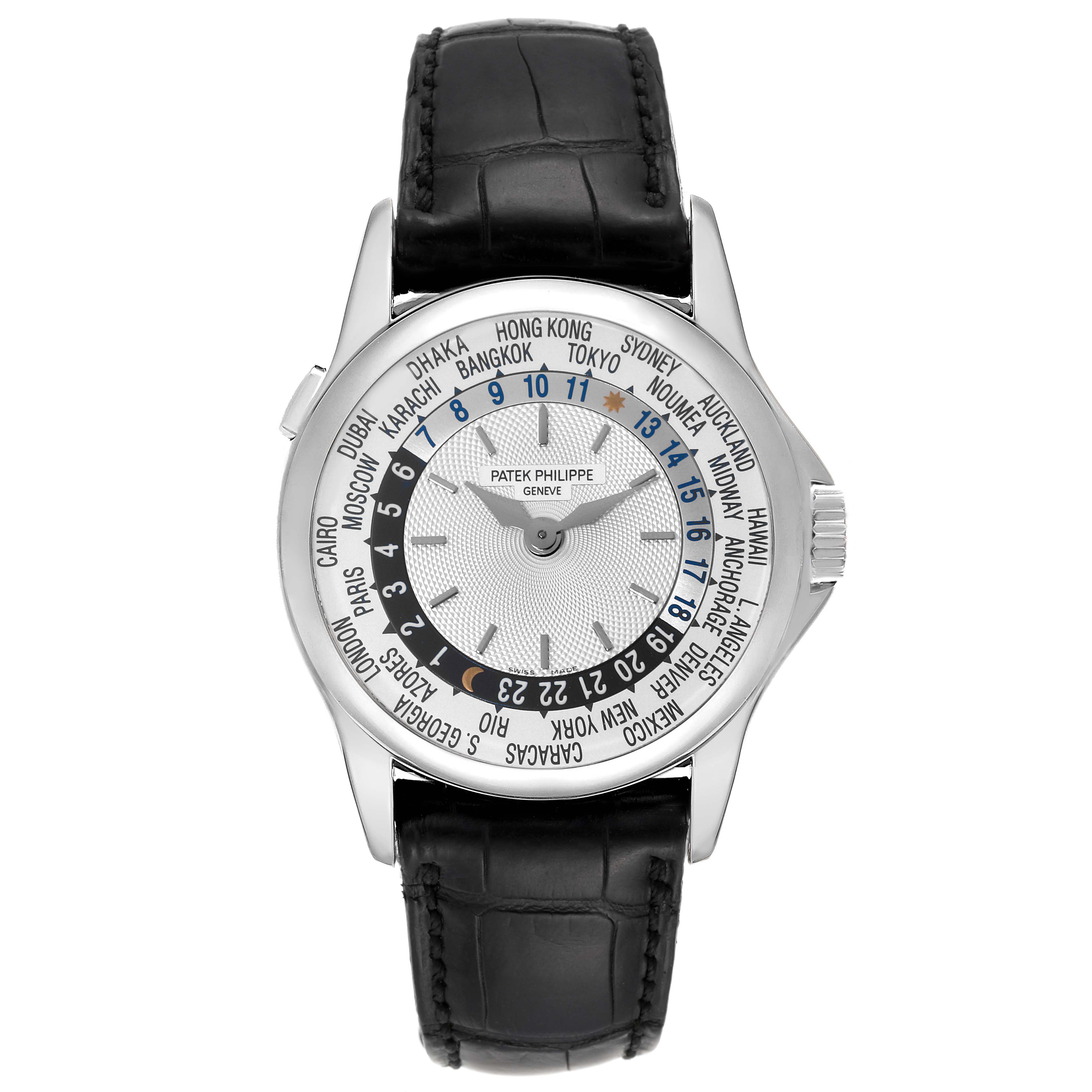 Patek Philippe World Time Automatic 18K White Gold Men’s Watch